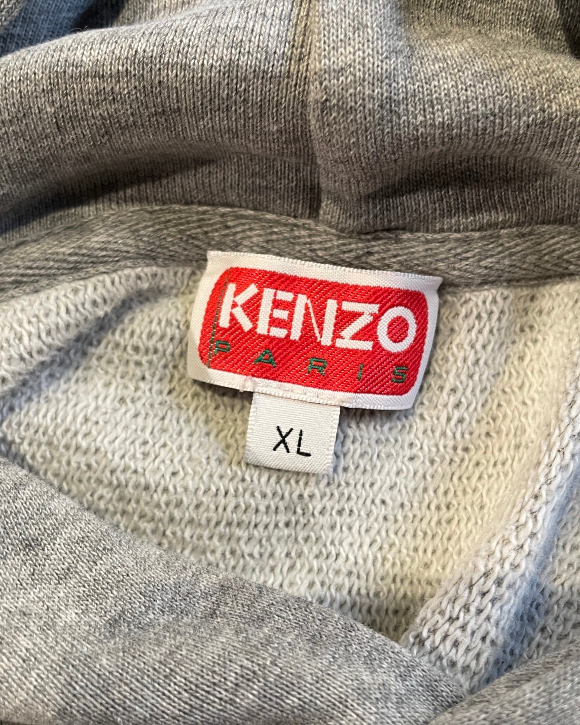 ケンゾー ブリント パーカー グレー XLサイズ