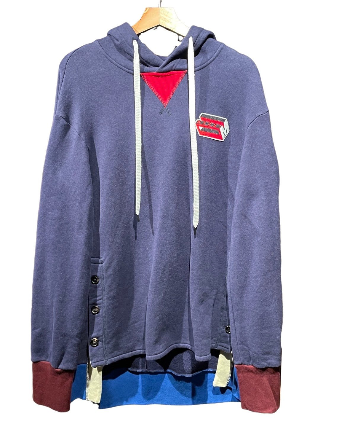 マルニ オーバーサイズ パーカー バイカラー ユニセックス