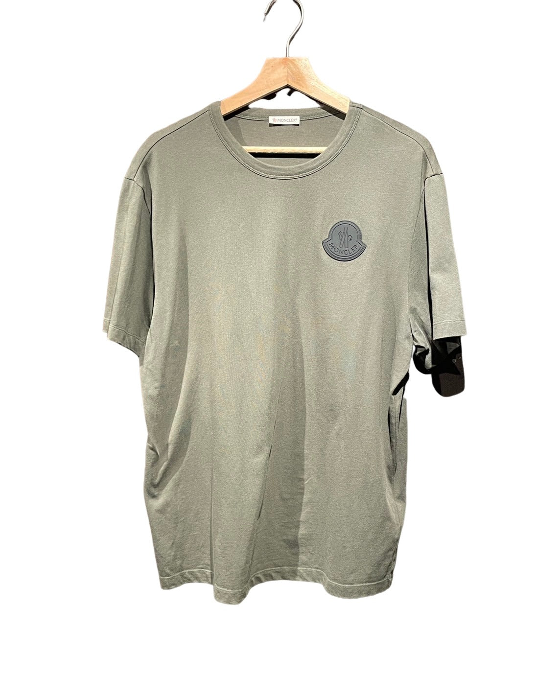 モンクレール Tシャツ 半袖 グレー メンズ