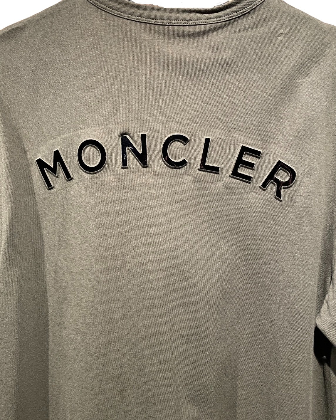 モンクレール Tシャツ 半袖 グレー メンズ