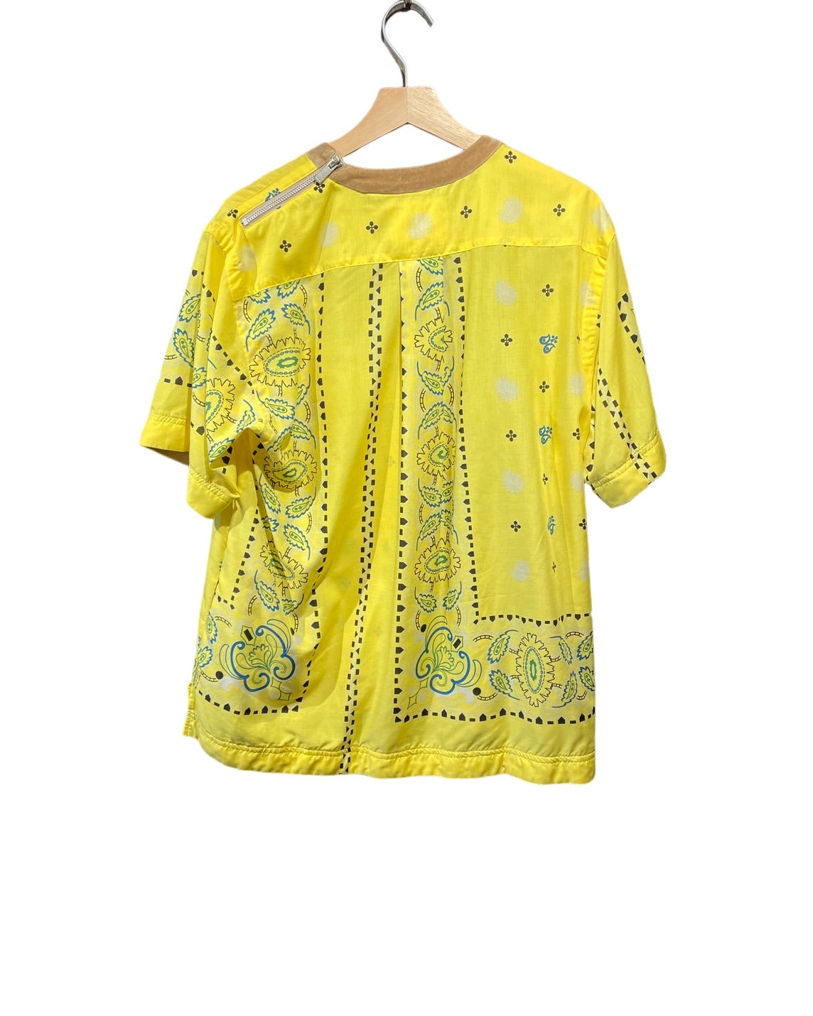 サカイ 半袖 トップス ペイズリー柄