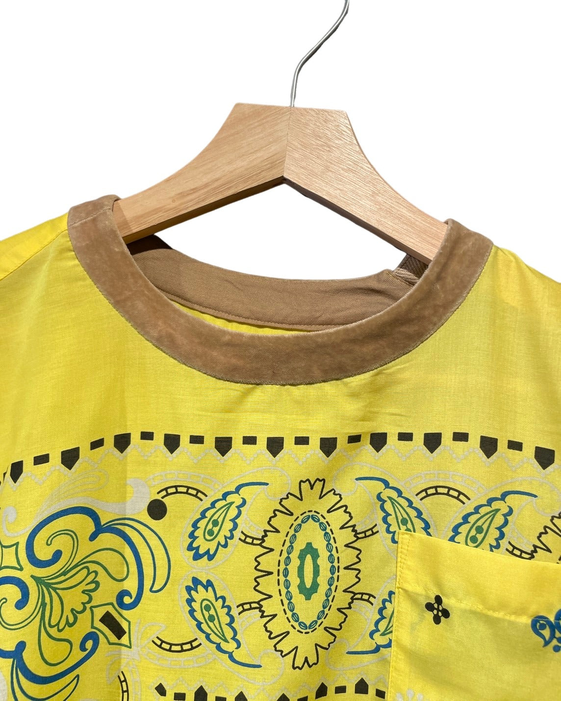 サカイ 半袖 トップス ペイズリー柄