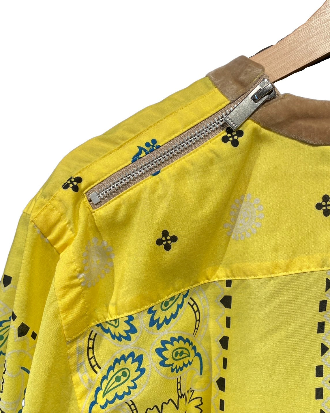 サカイ 半袖 トップス ペイズリー柄