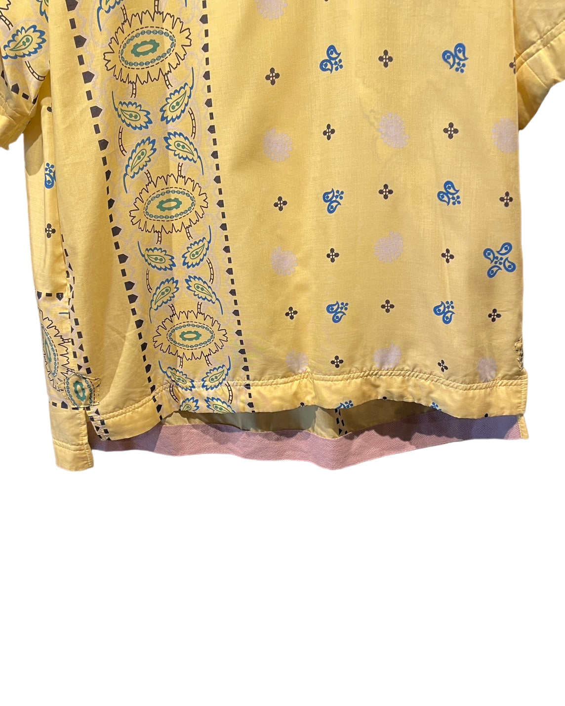 サカイ 半袖 トップス ペイズリー柄