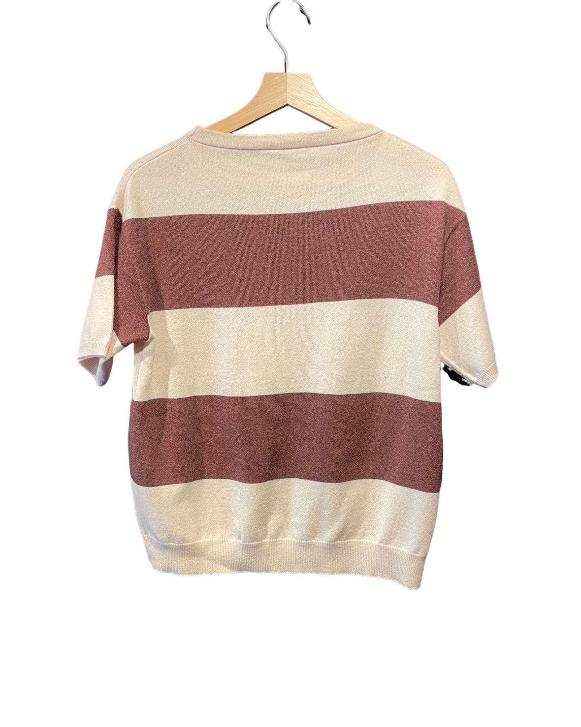 ブルネロクチネリ カシミヤ ボーダーニット 半袖