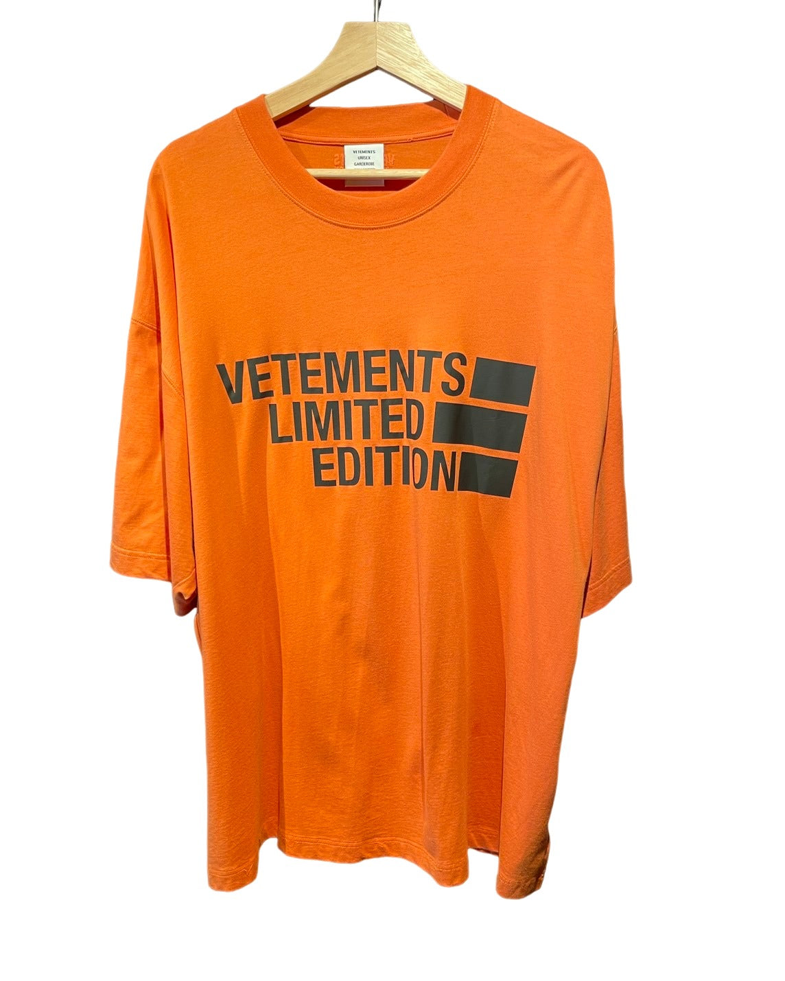 ヴェトモン トップス 半袖 オーバーサイズ ユニセックス