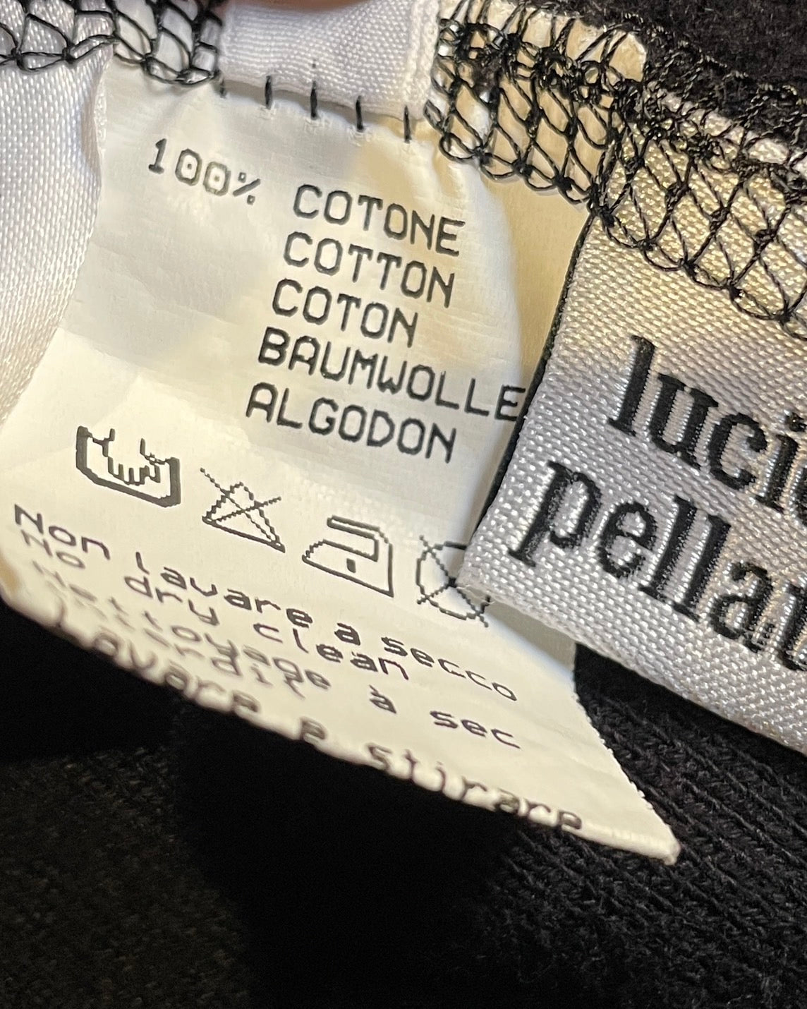 ルシアンペラフィネ パーカー 黒 スカル スタッズ