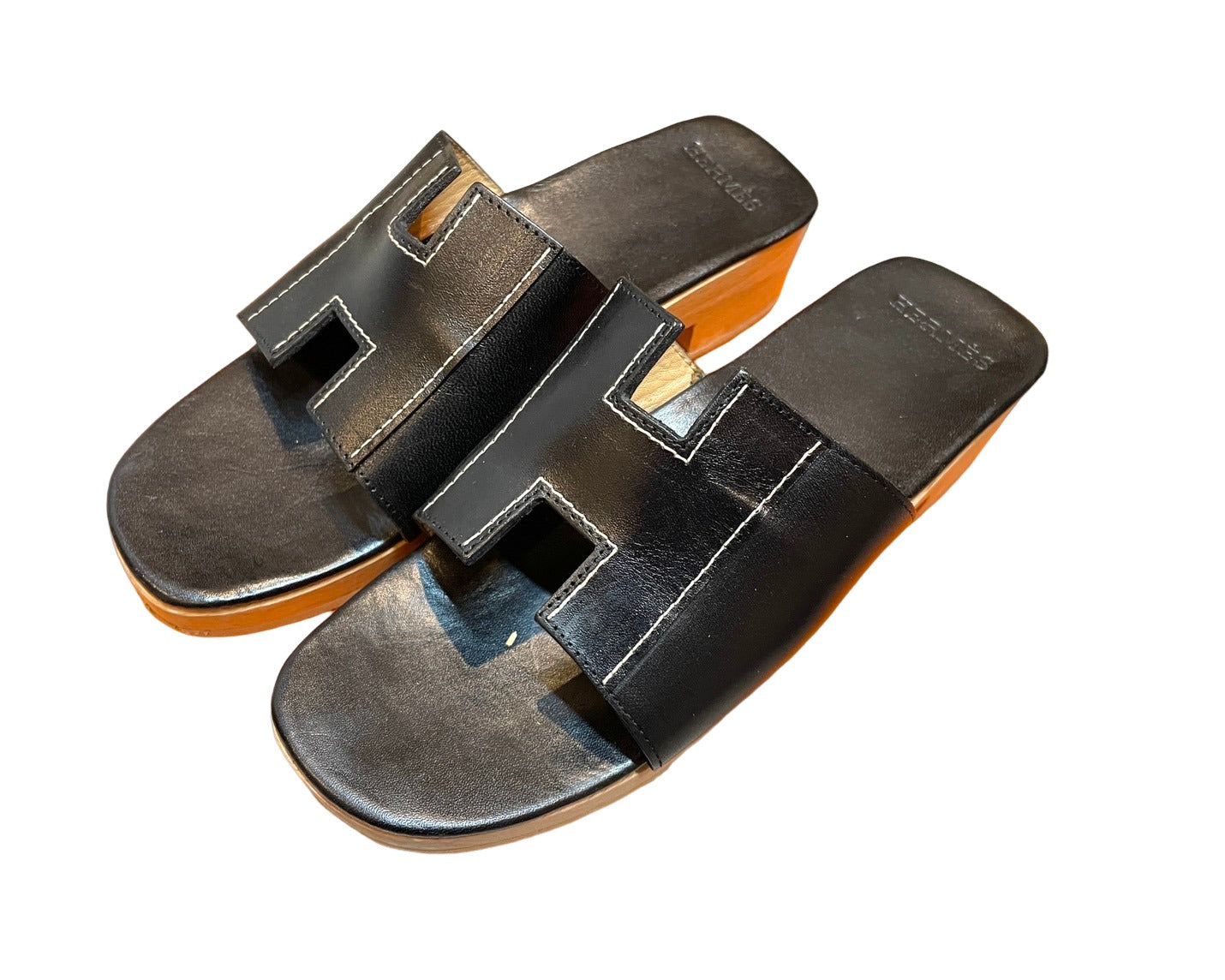 エルメス ケブラール サンダル 黒