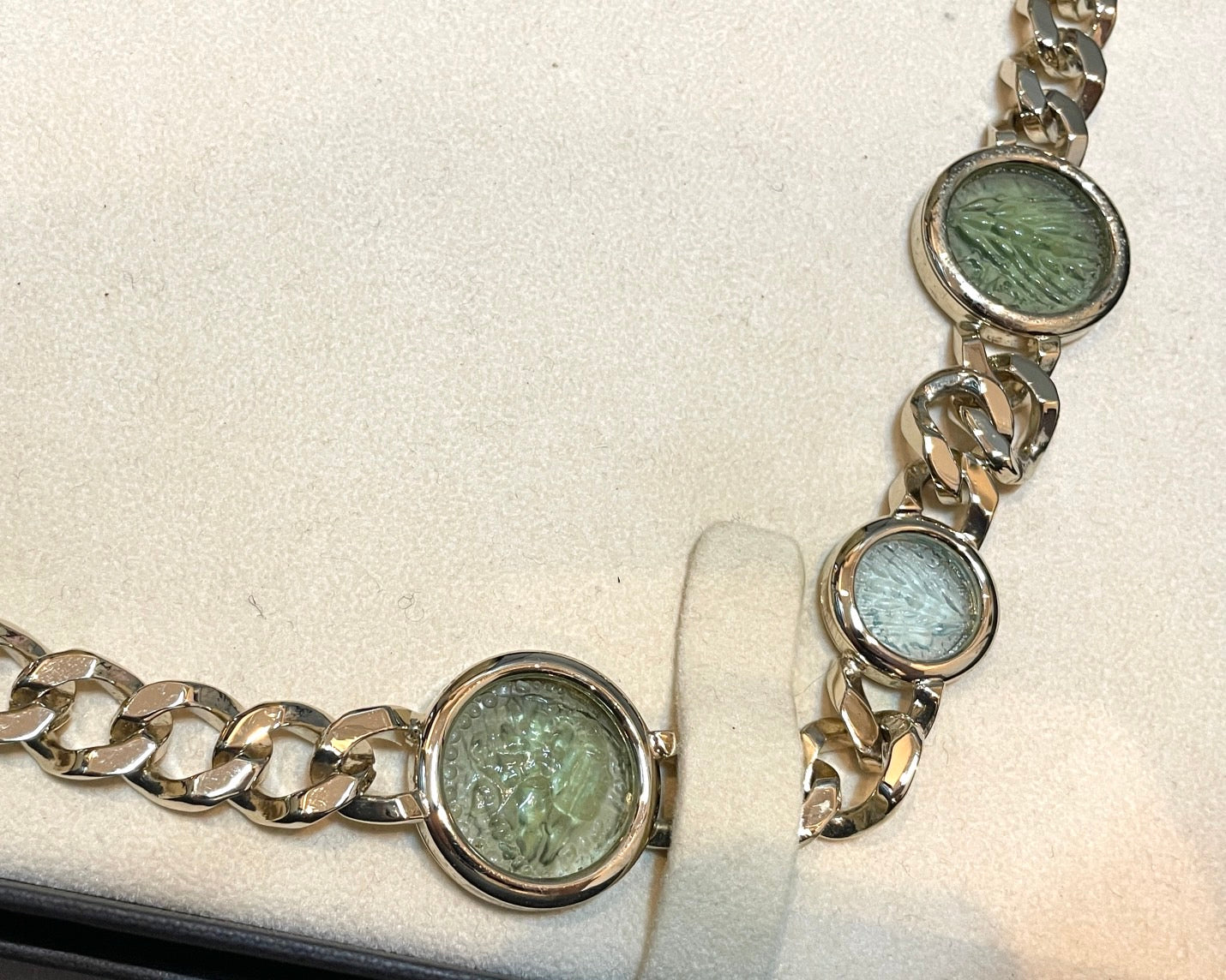 ブルガリ ラインストーン チェーンベルト ユニセックス