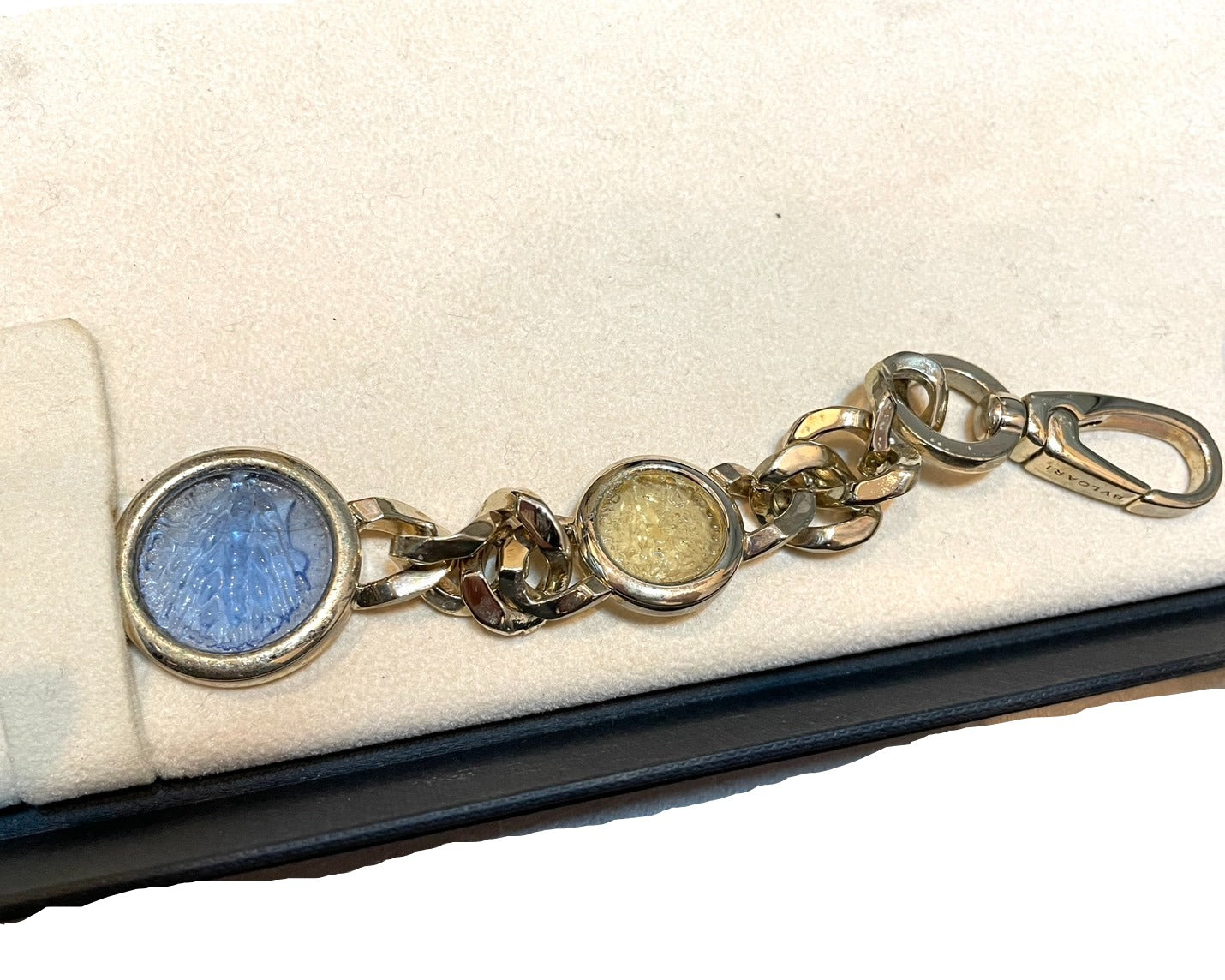 ブルガリ ラインストーン チェーンベルト ユニセックス