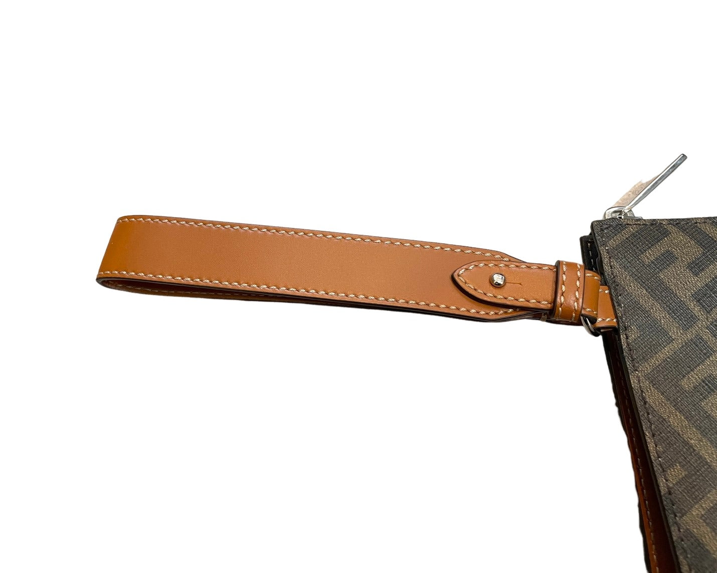 フェンディ レザー クラッチバッグ ズッカ柄