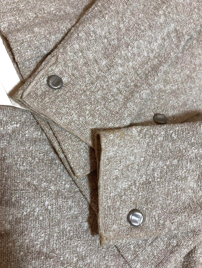 シャネル ツイード セットアップ スーツ グレー