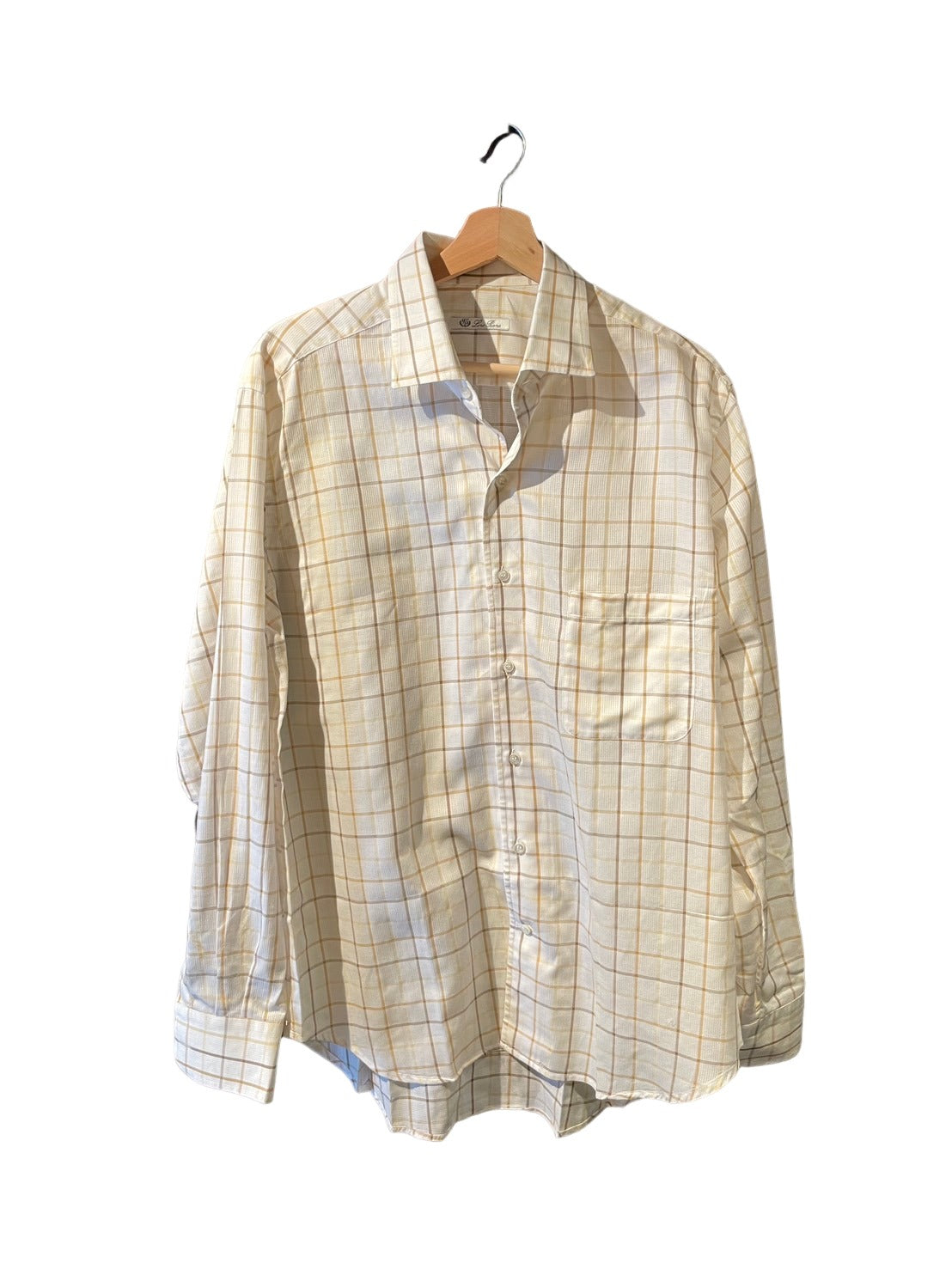 ロロピアーナ チェック シャツ 長袖