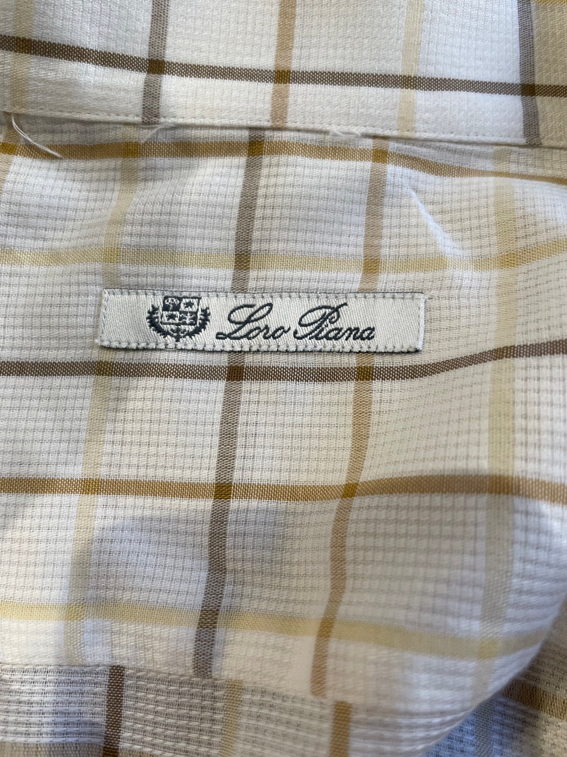 ロロピアーナ チェック シャツ 長袖