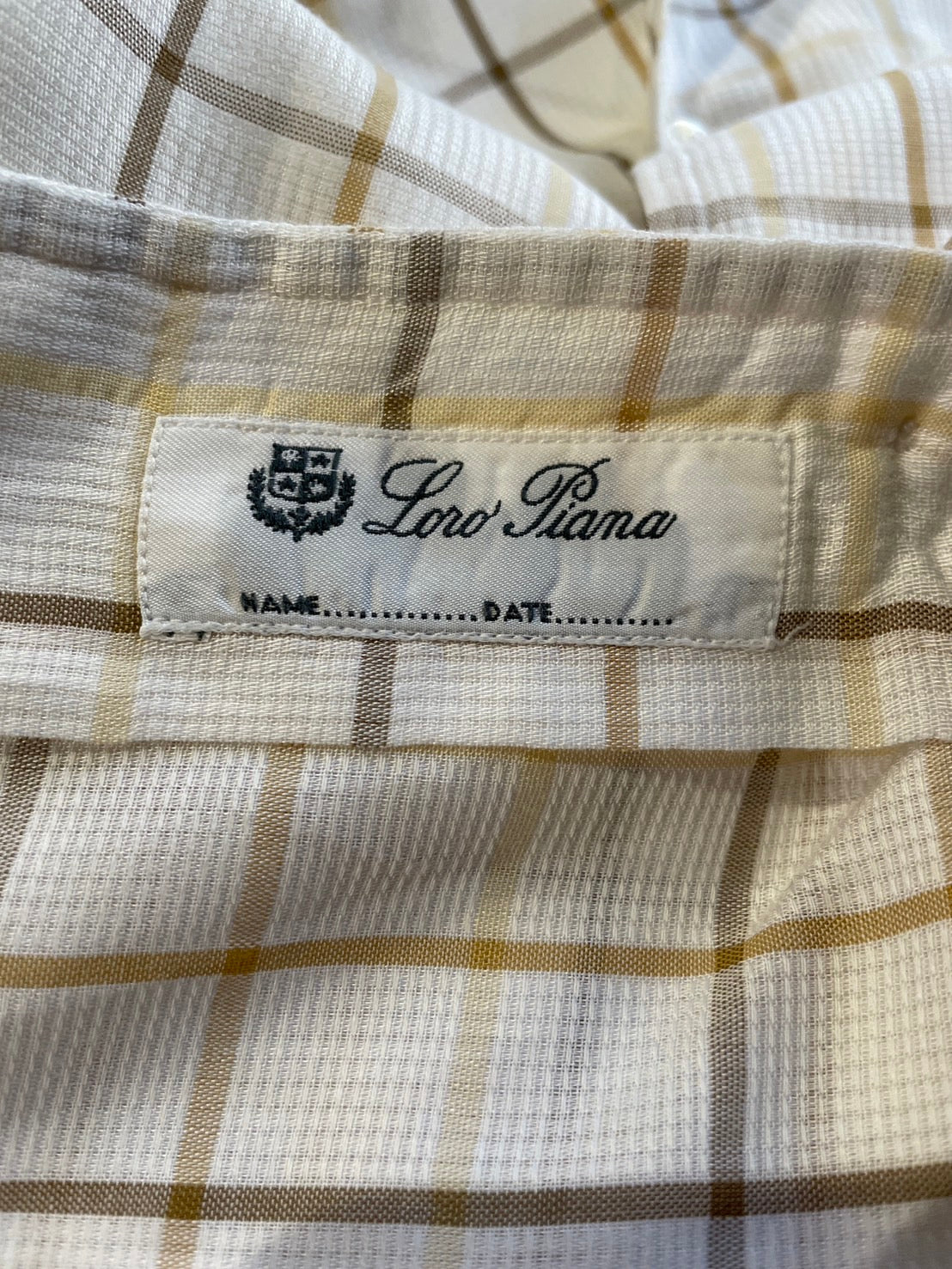 ロロピアーナ チェック シャツ 長袖