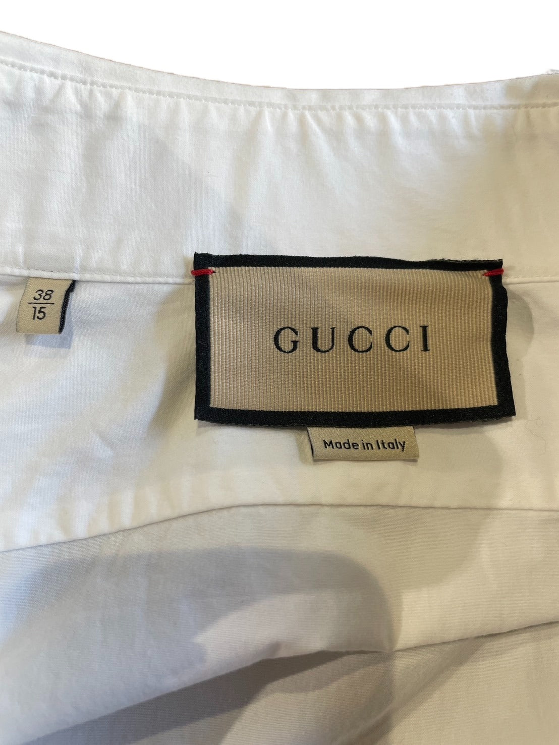 グッチ 白シャツ 長袖