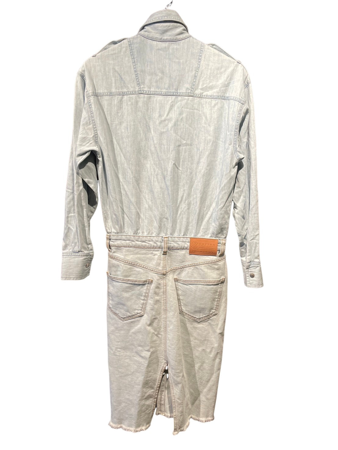 ステラマッカートニー オーガニックコットン デニム スリット ワンピース