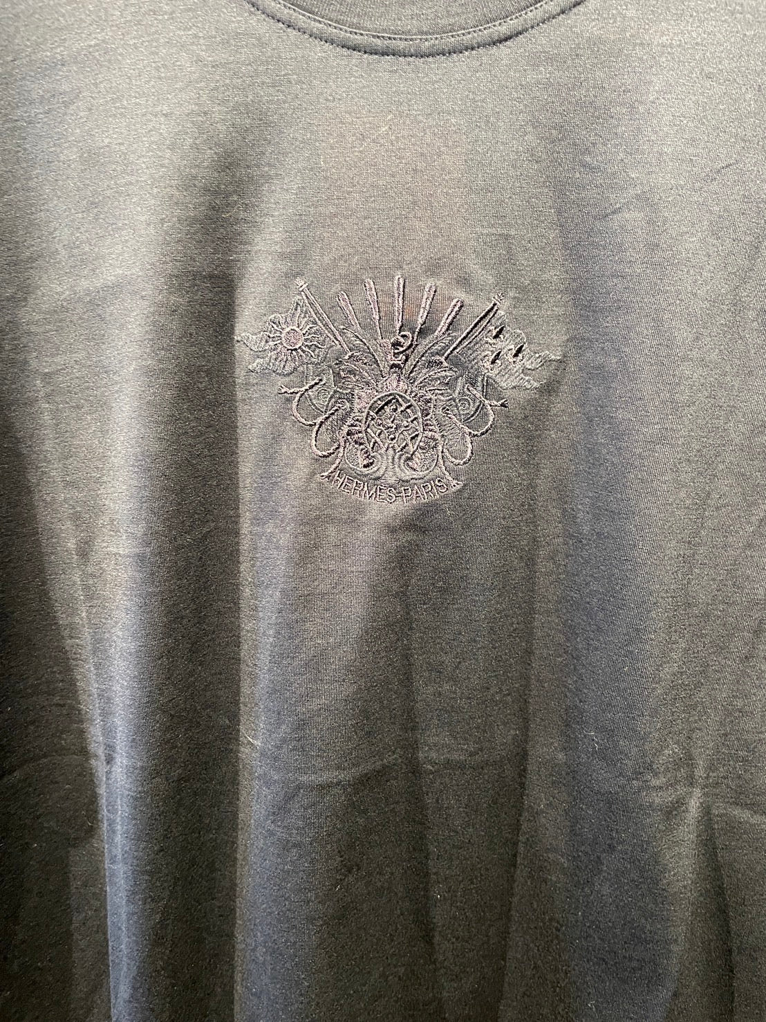 エルメス 半袖 Tシャツ ネイビー