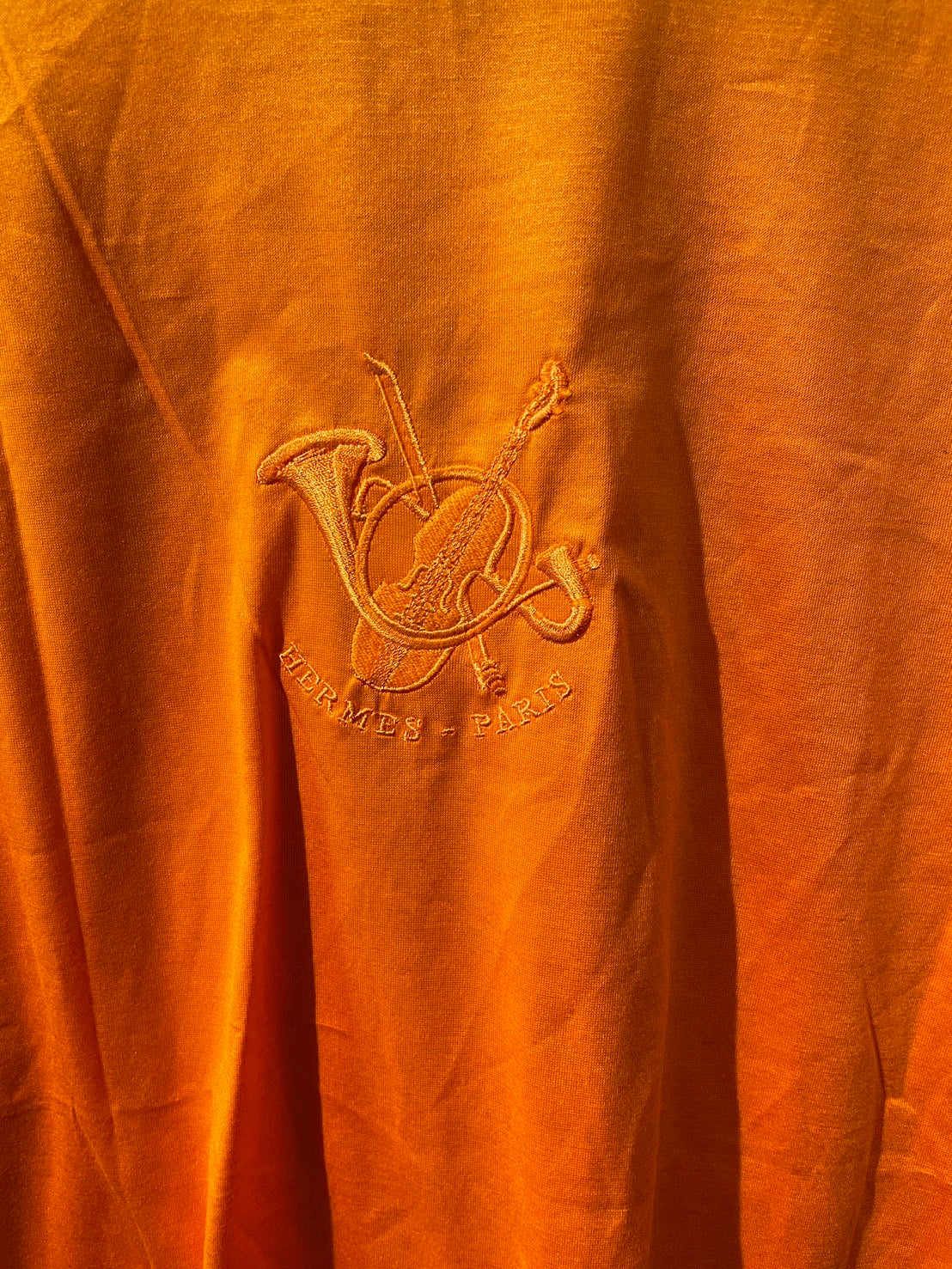 エルメス 半袖 Tシャツ オレンジ