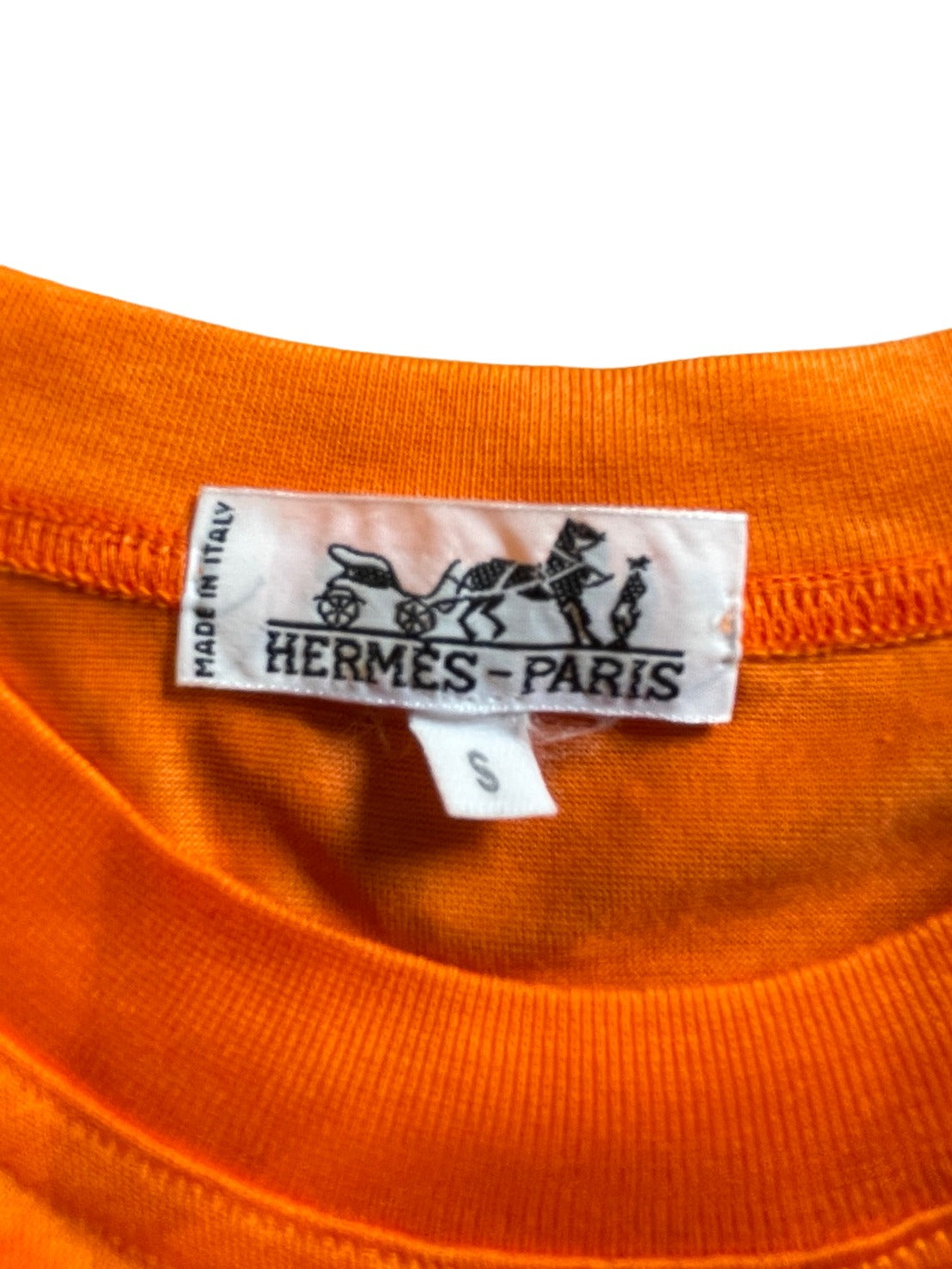 エルメス 半袖 Tシャツ オレンジ