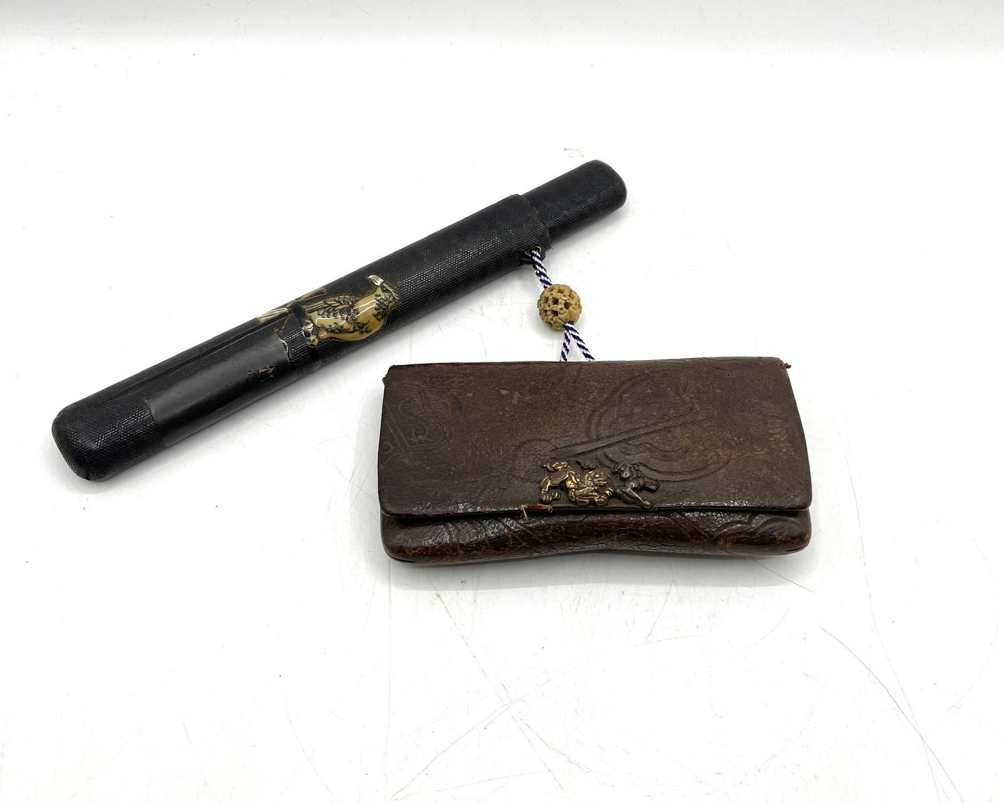 煙草入 提げ物 獅子