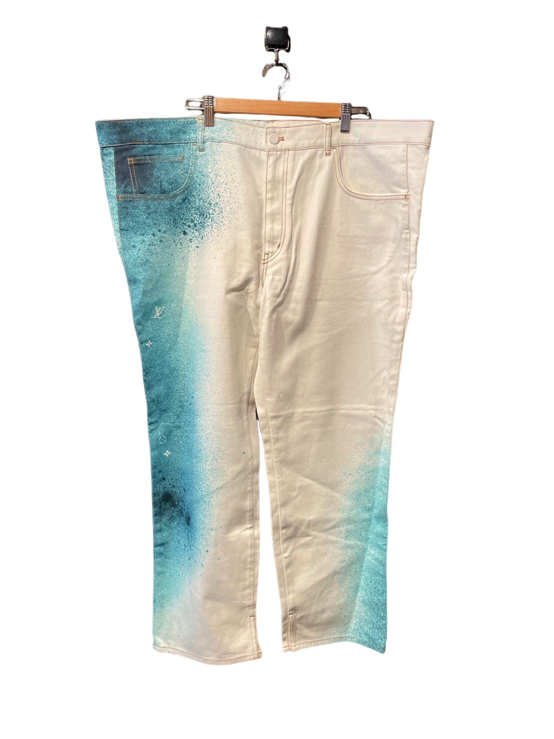 ルイ・ヴィトン スプレー デニム パンツ モノグラム