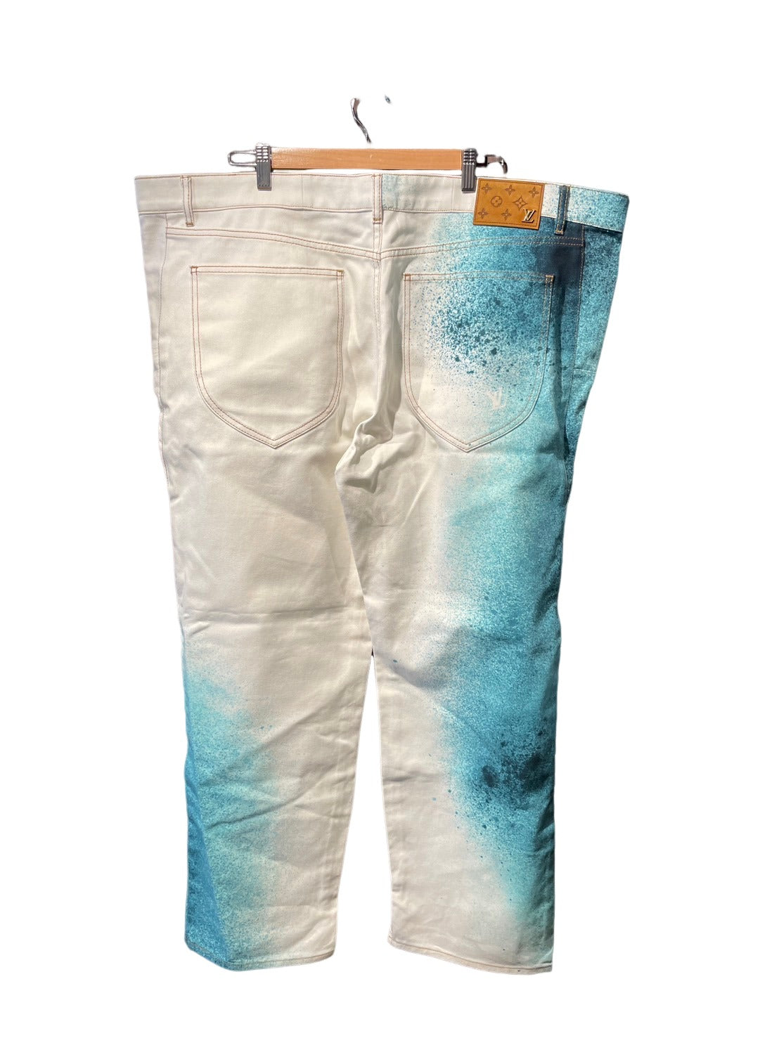 ルイ・ヴィトン スプレー デニム パンツ モノグラム