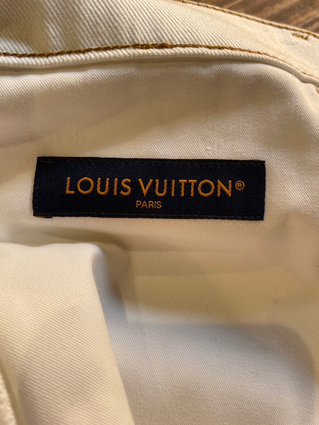 ルイ・ヴィトン スプレー デニム パンツ モノグラム