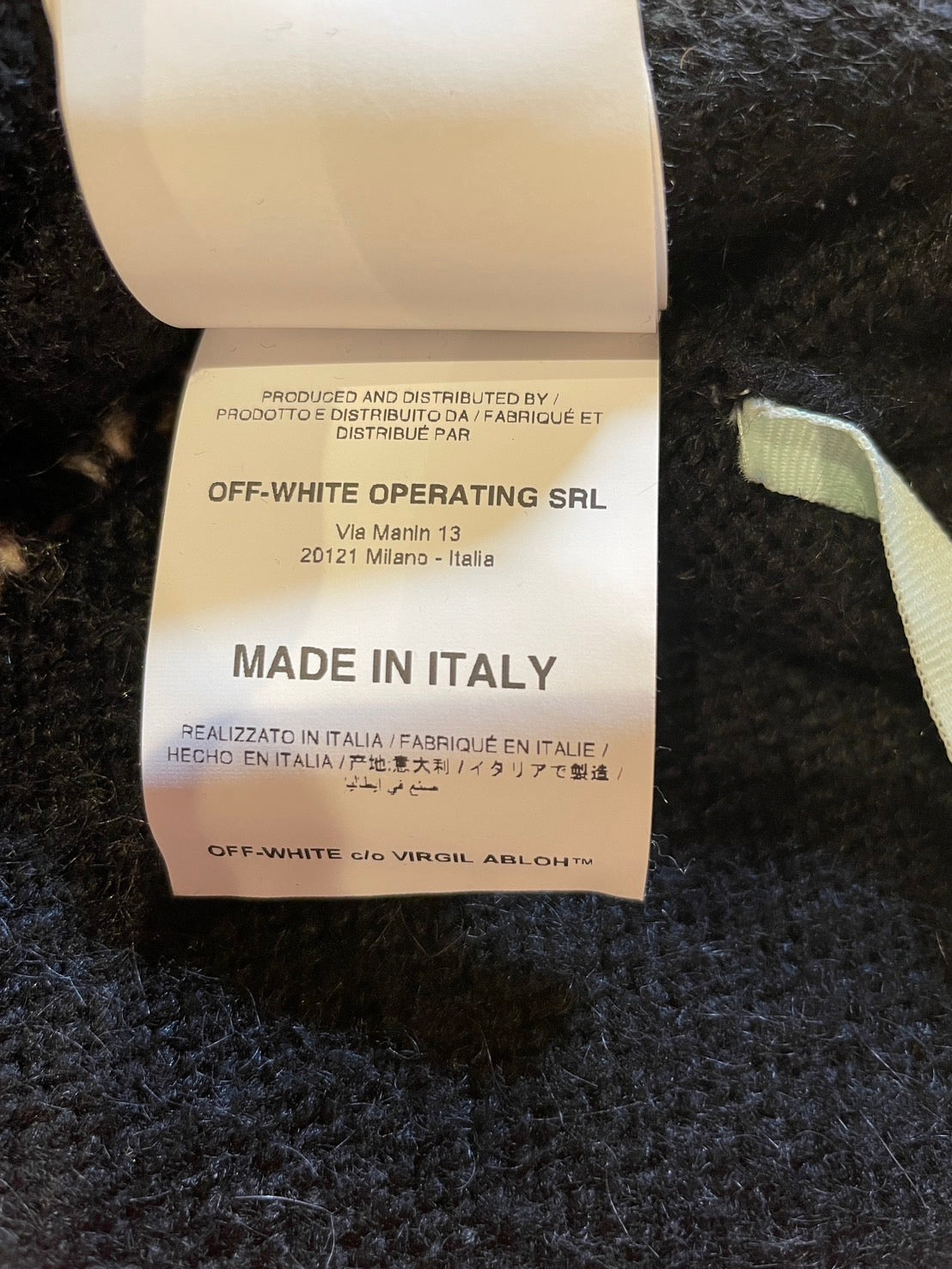 オフホワイト ロング ニット レディース