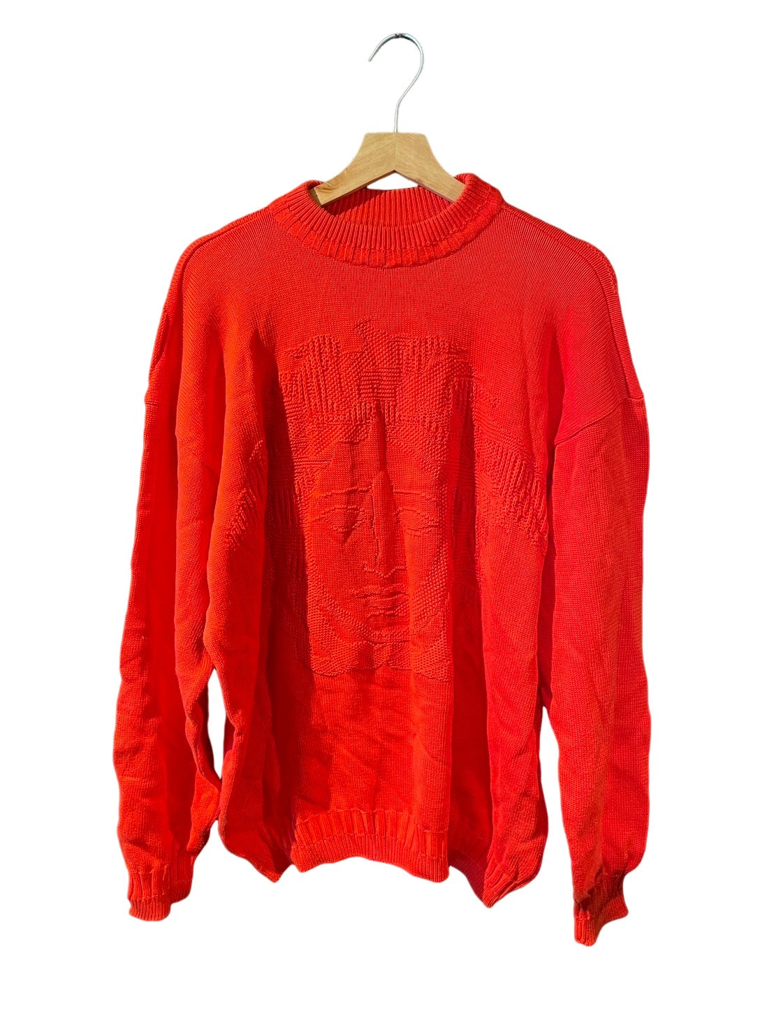 ヴェルサーチ メデューサ ニット レッド