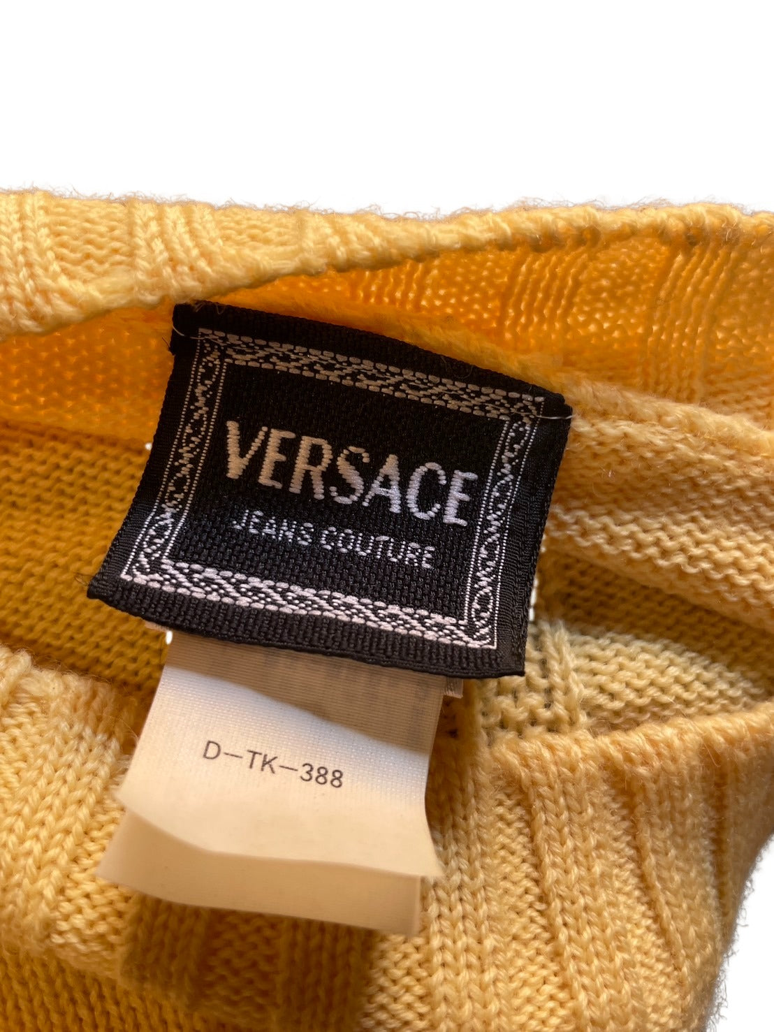 ヴェルサーチ メデューサ ニット イエロー
