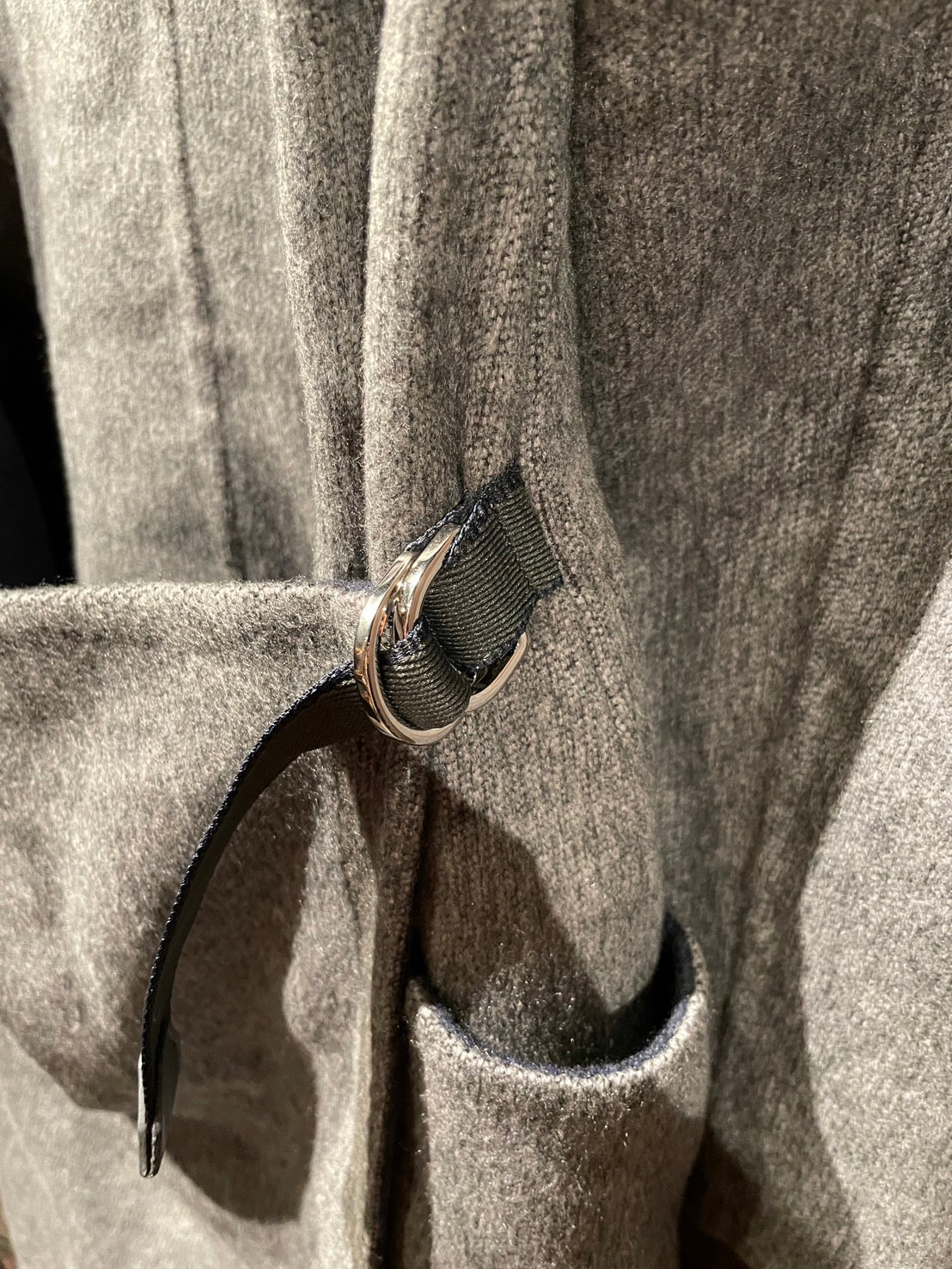 エルメス カシミヤ ラップ コート