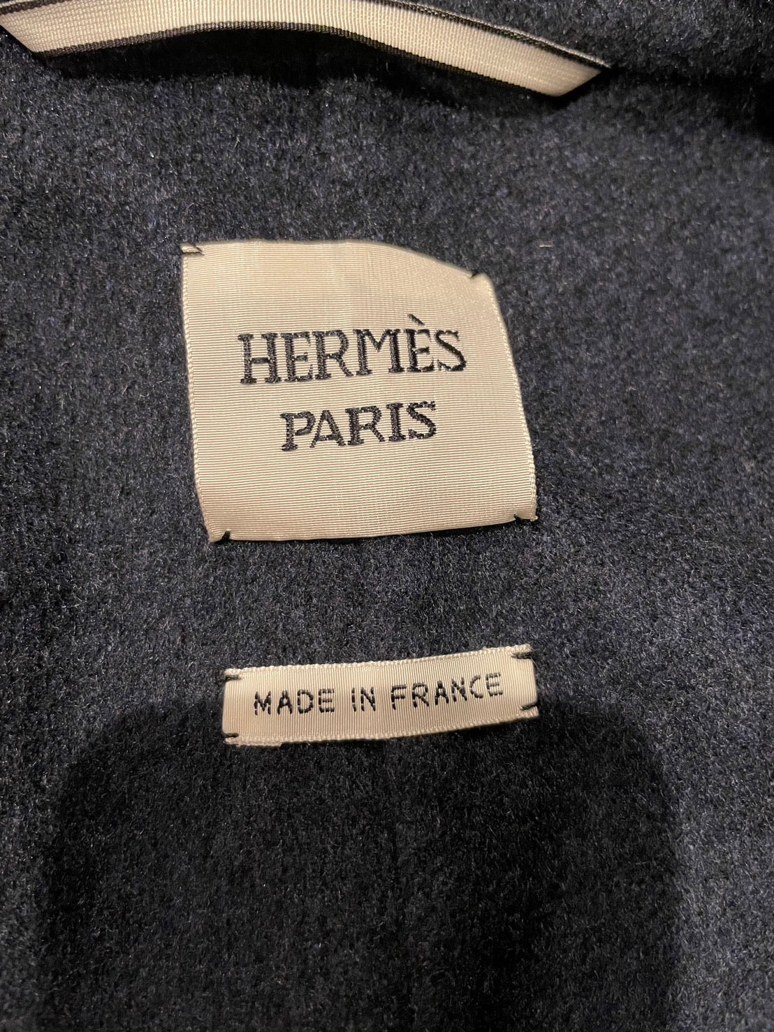 エルメス カシミヤ ラップ コート