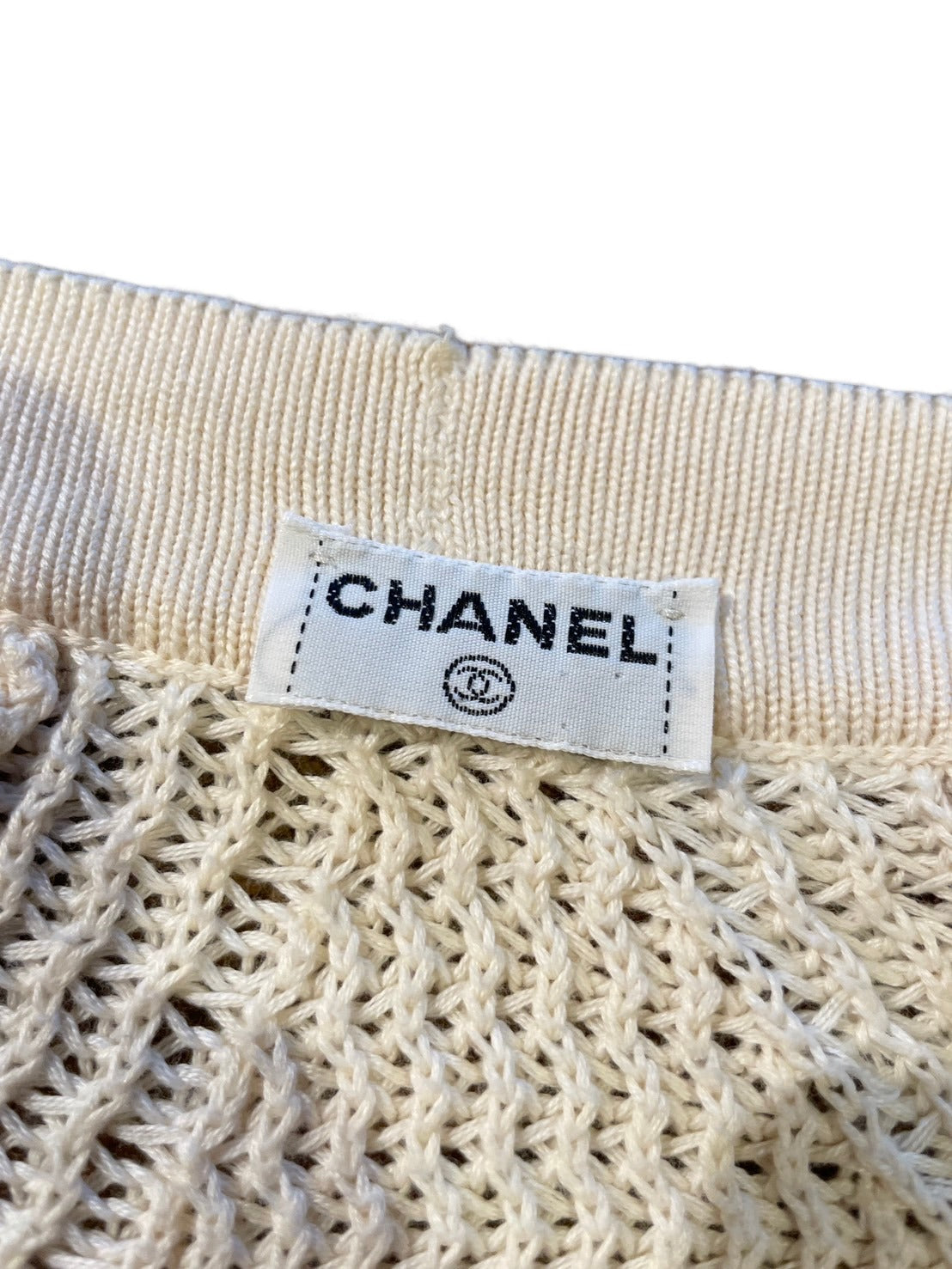 シャネル ロング カーディガン 金ボタン