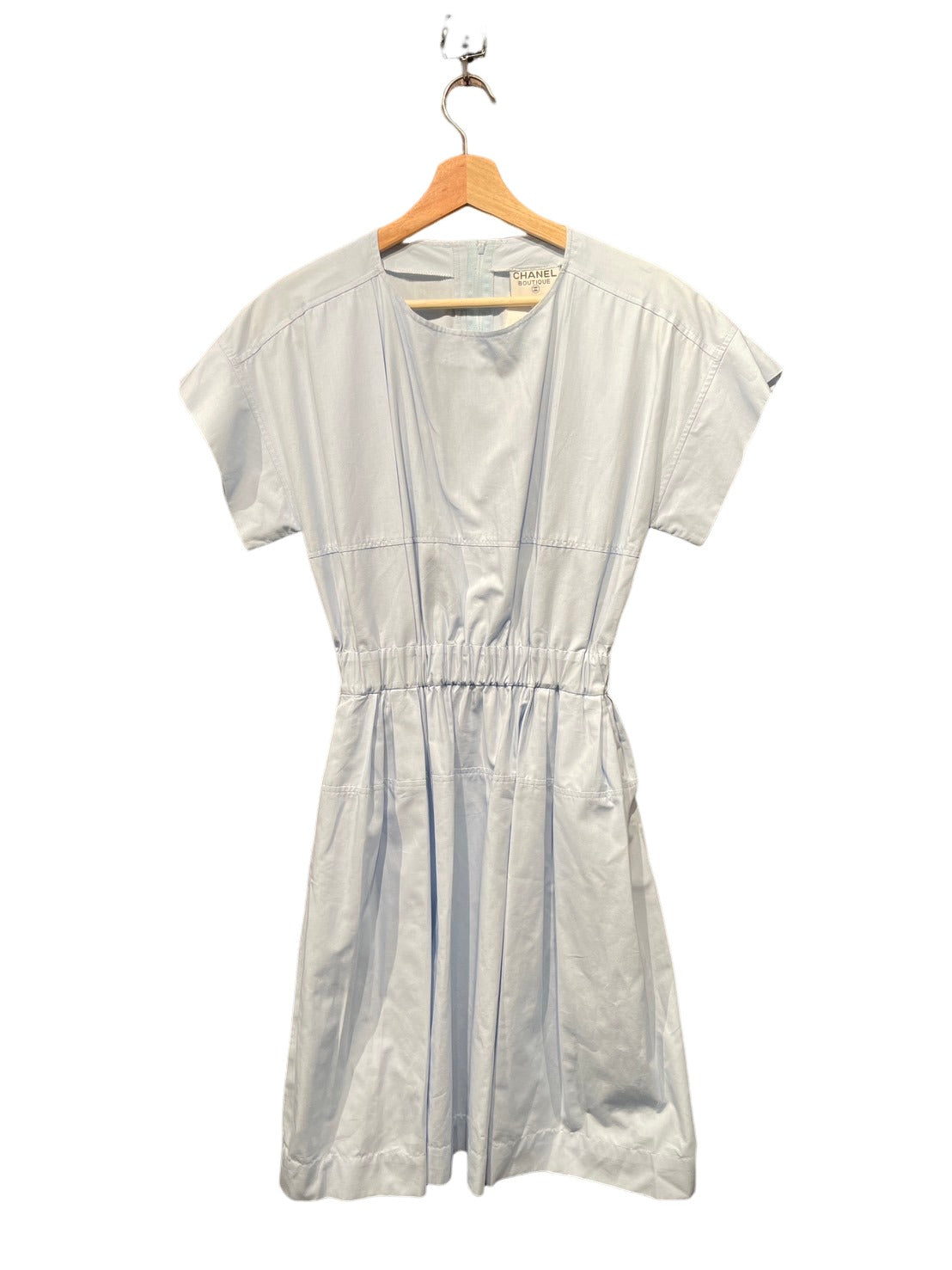 シャネル ワンピース 水色