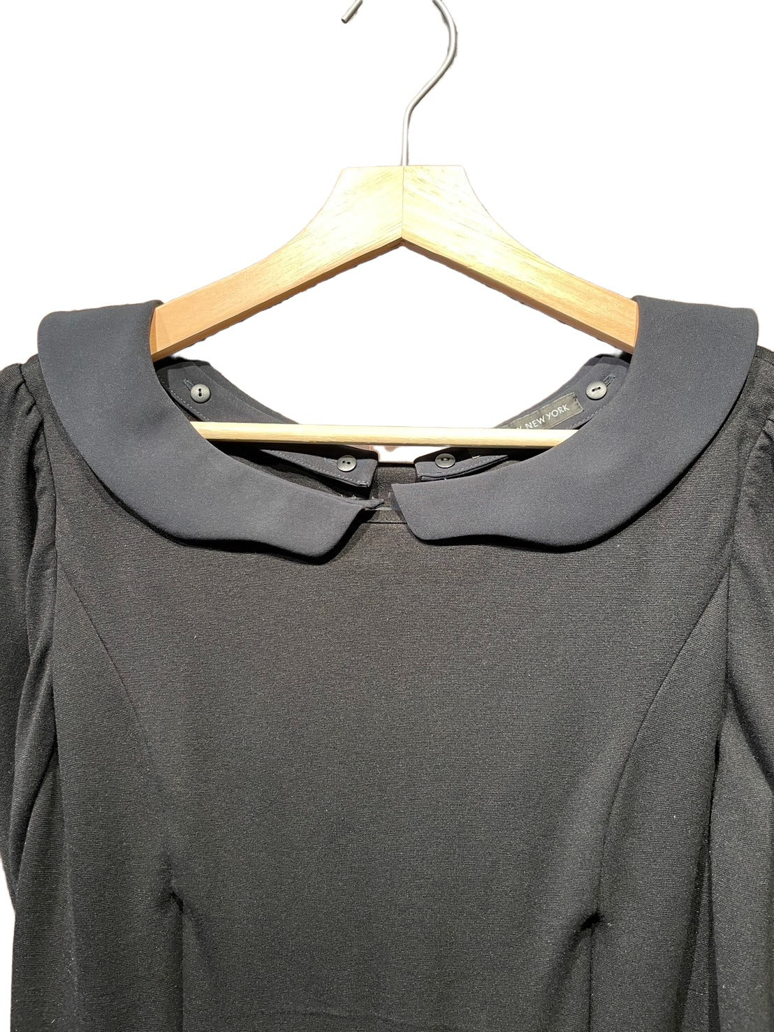 フォクシーニューヨーク 襟付き ワンピース 黒