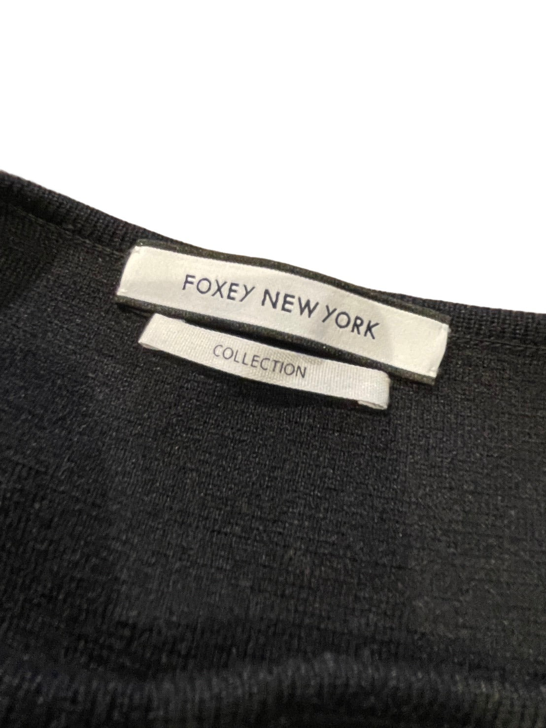 フォクシーニューヨーク プリーツ ニット ワンピース