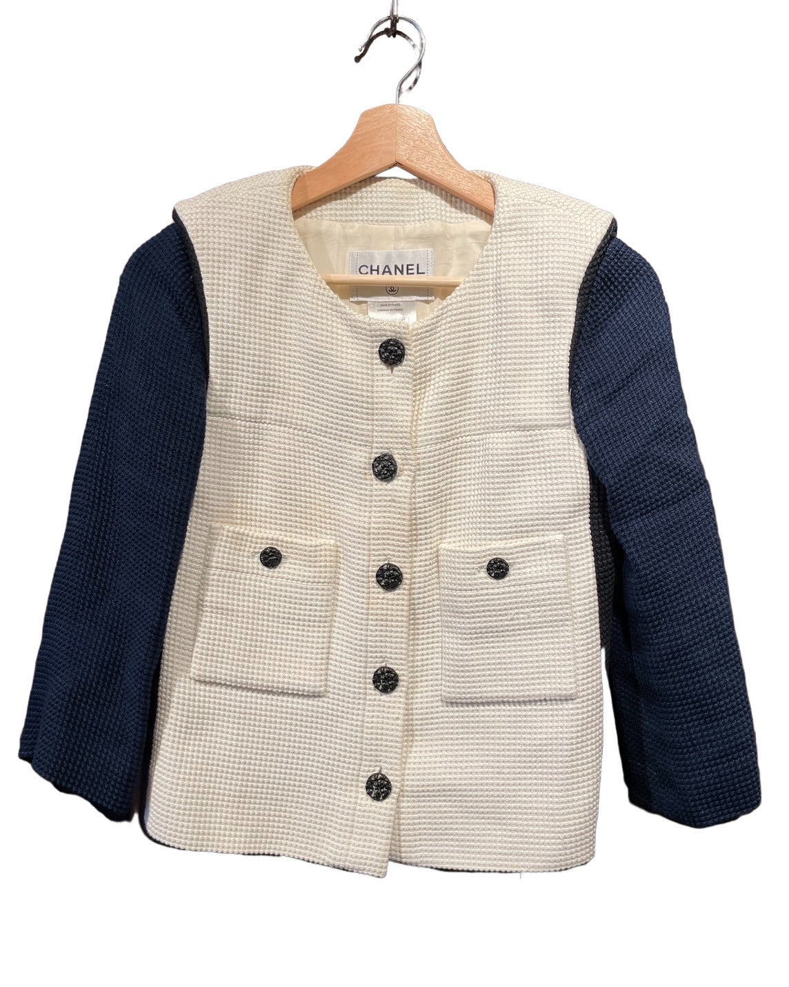 シャネル ツィード セットアップ バイカラー