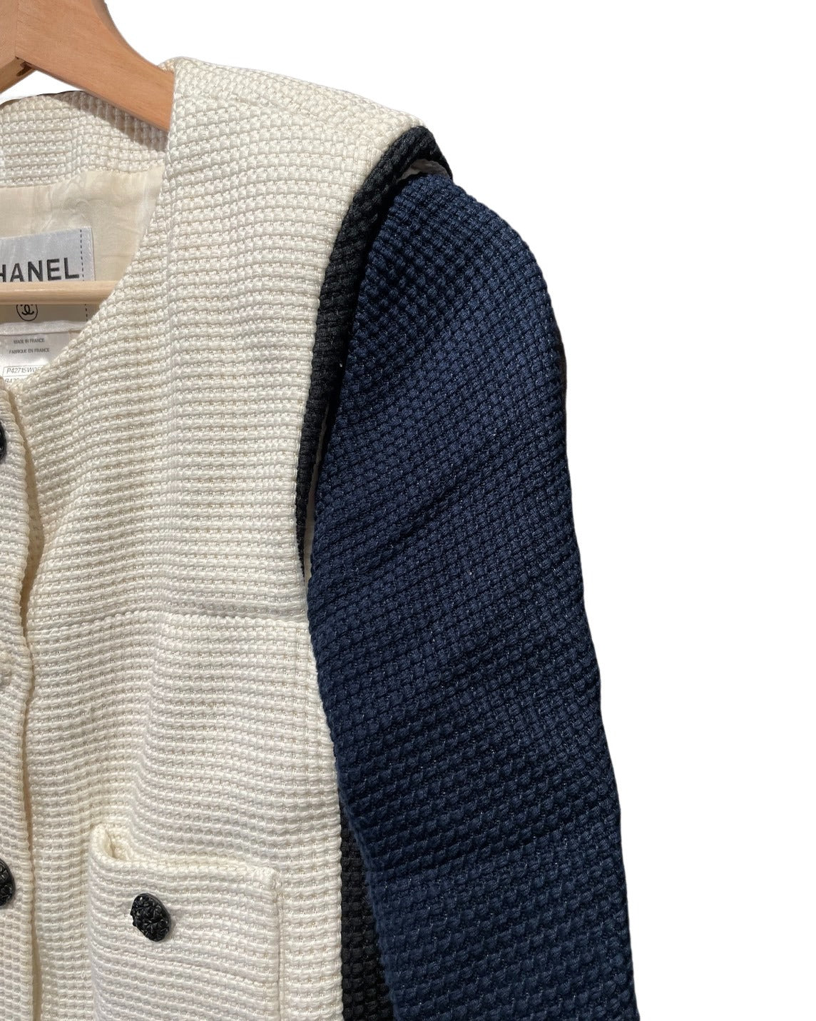 シャネル ツィード セットアップ バイカラー