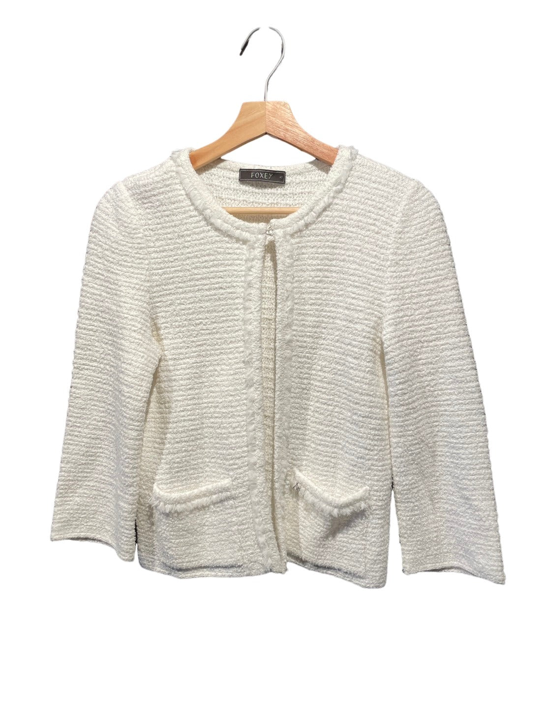 フォクシー カーディガン ホワイト レディース