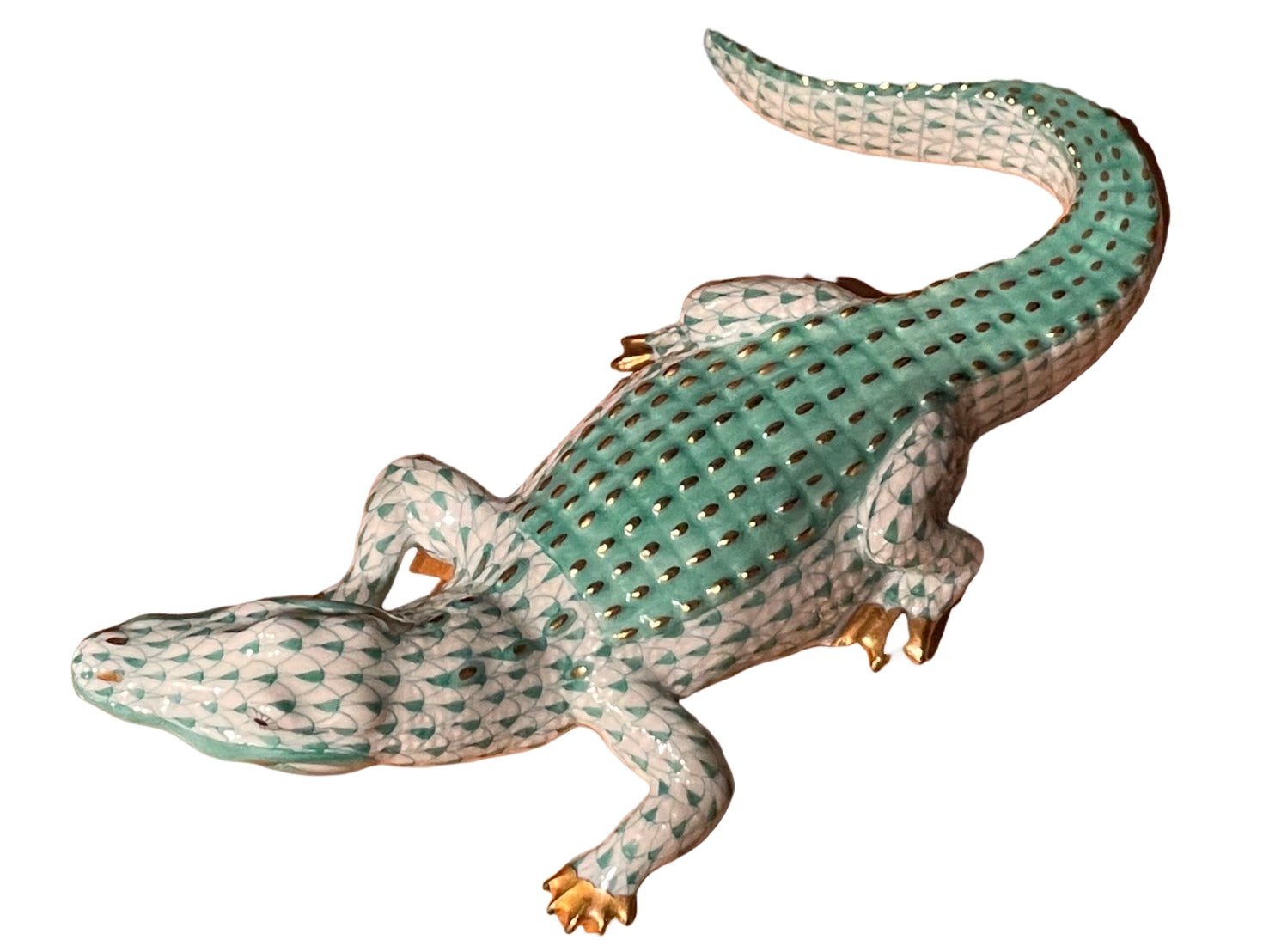 ヘレンド フィギュリン ワニ