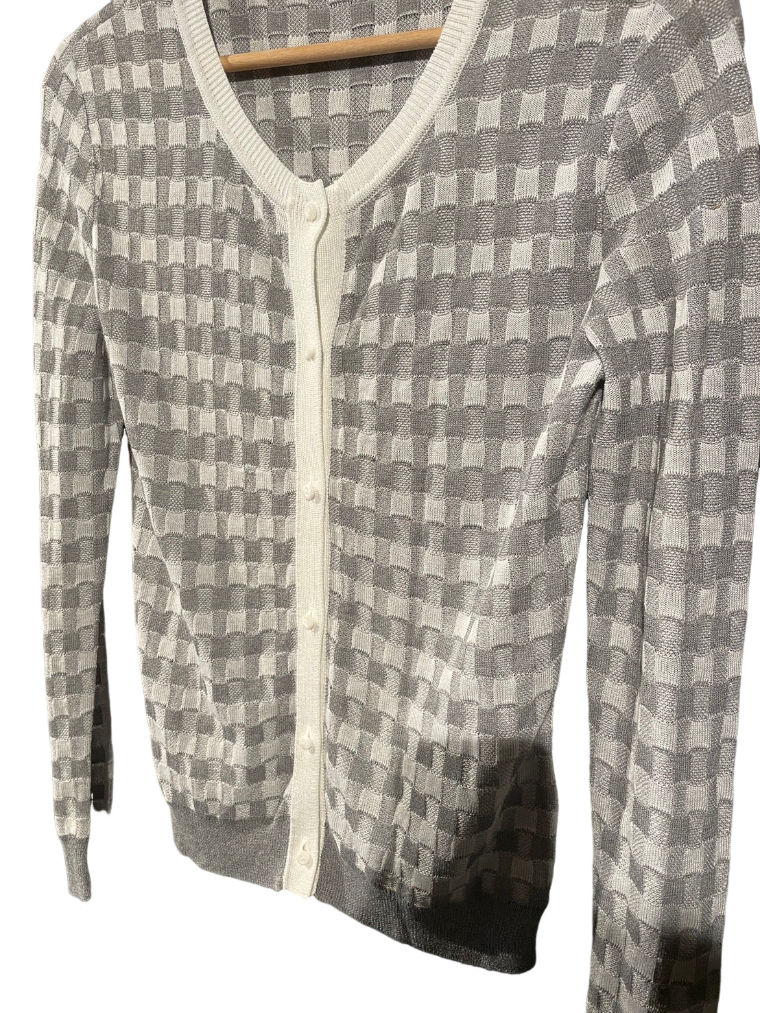 フォクシー チェック カーディガン