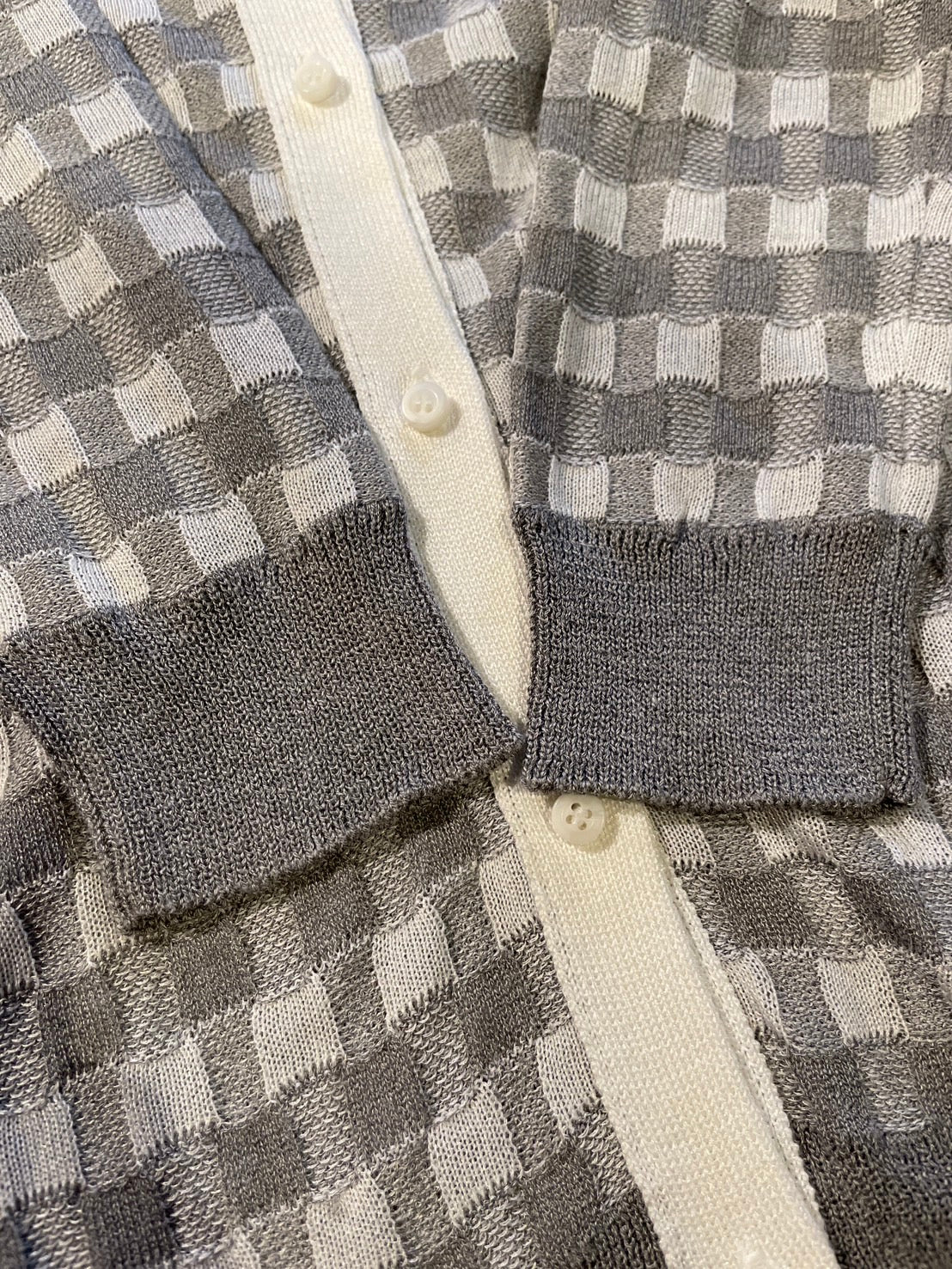 フォクシー チェック カーディガン