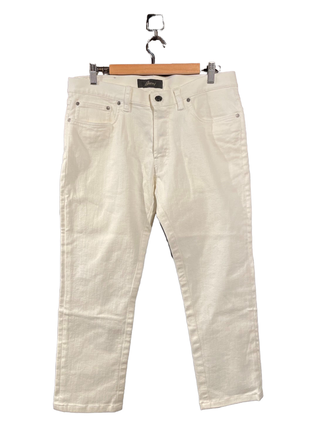 ブリオーニ デニムパンツ 白