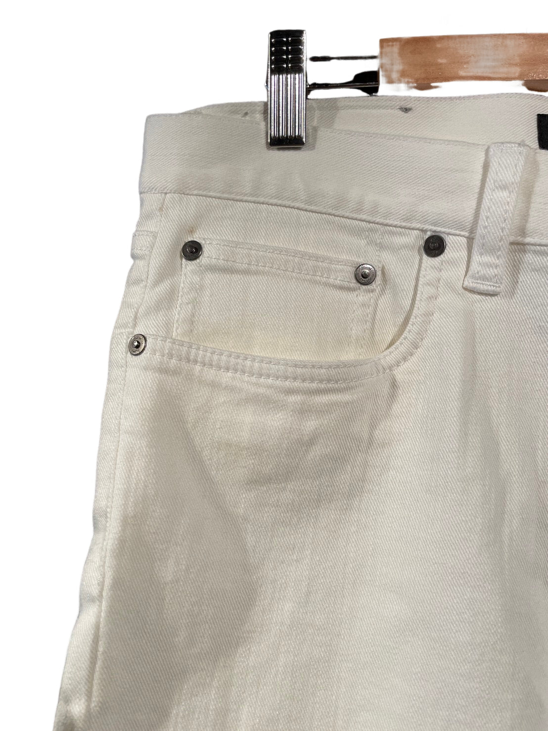 ブリオーニ デニムパンツ 白