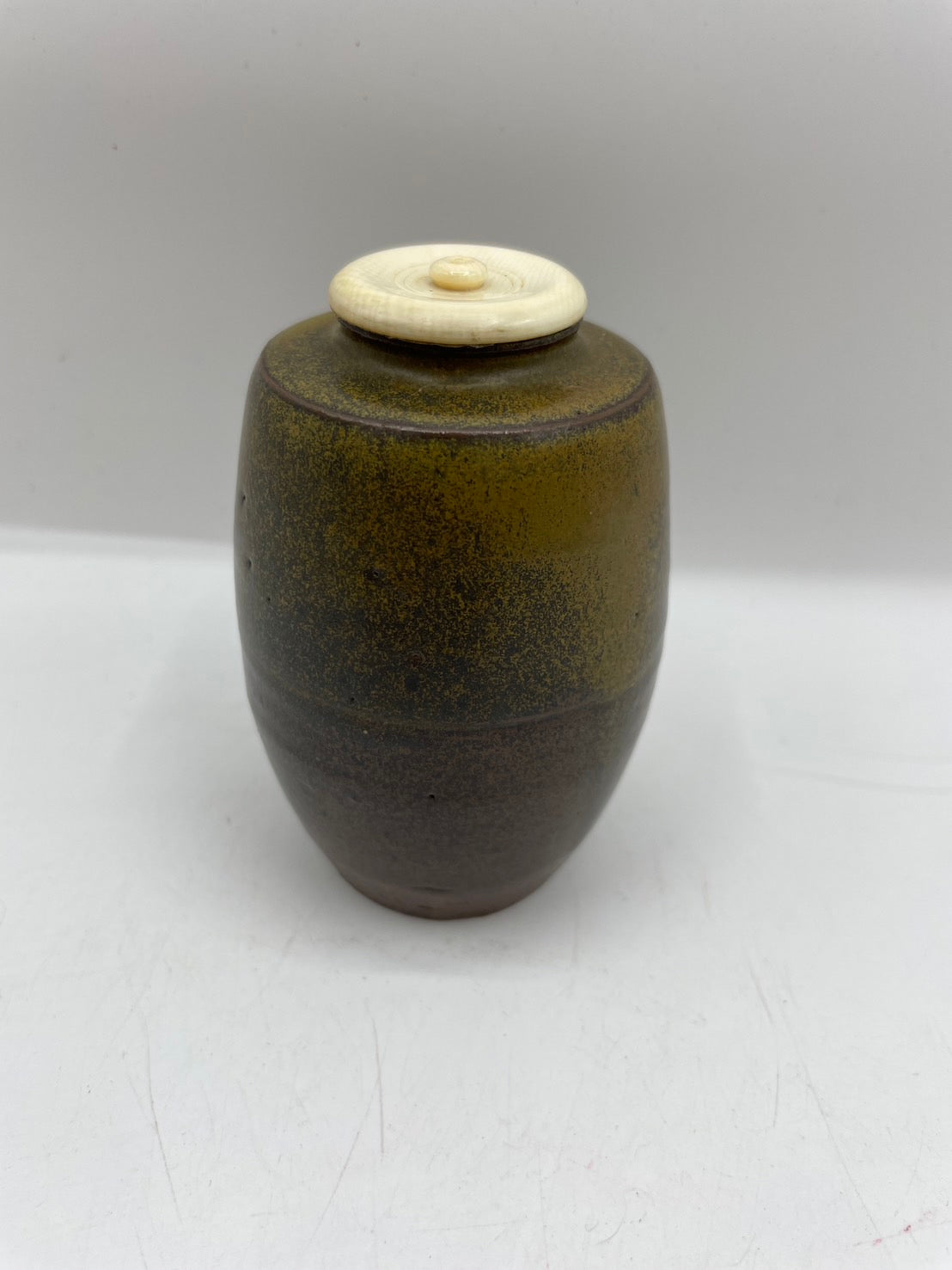 尾中窯 市野信水造 丹波茶入