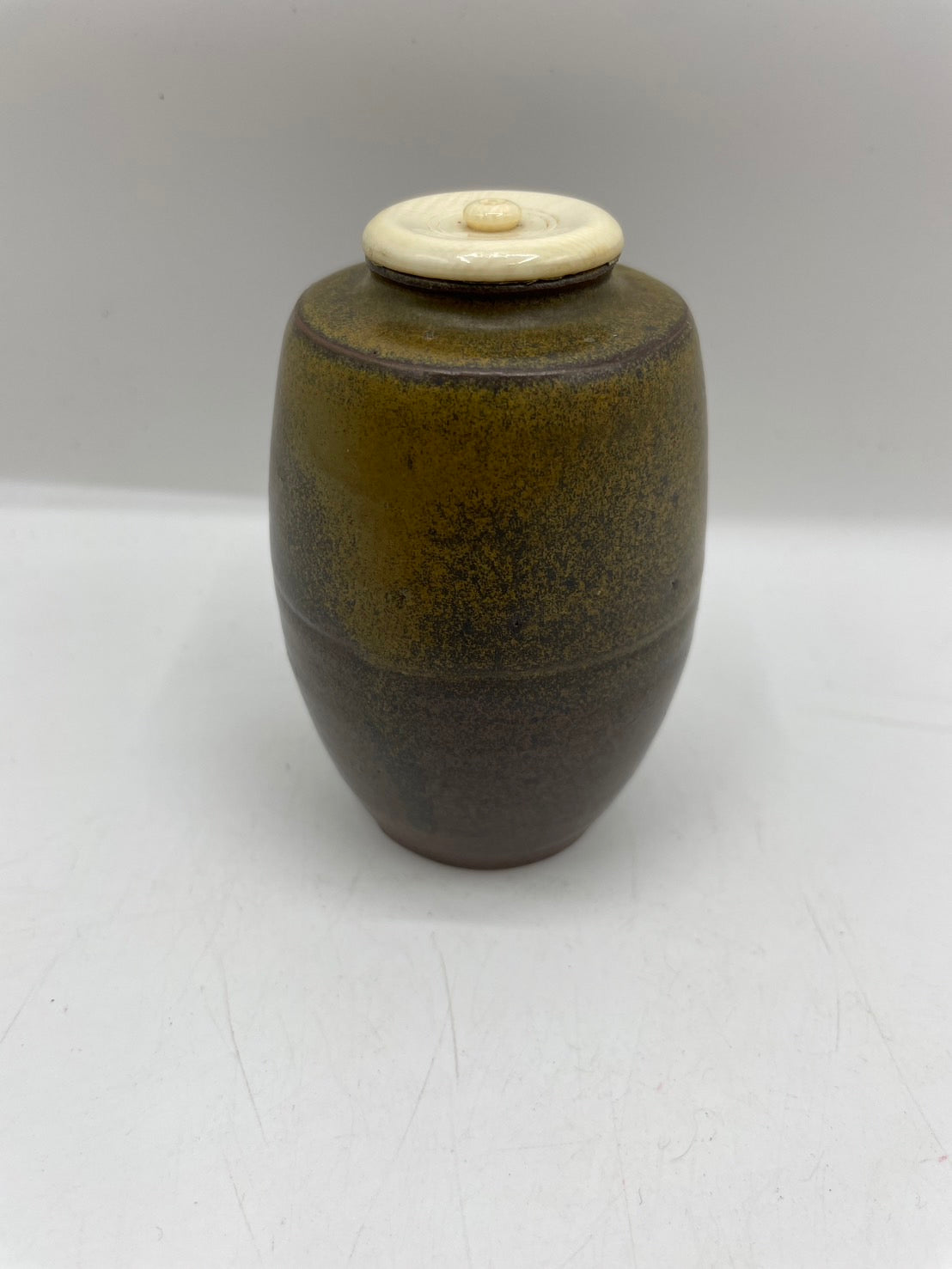 尾中窯 市野信水造 丹波茶入