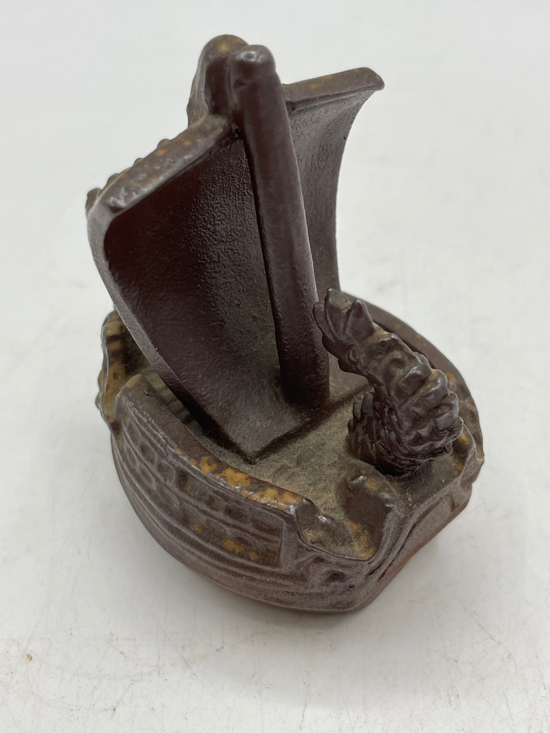 備前焼 龍 舟 香合