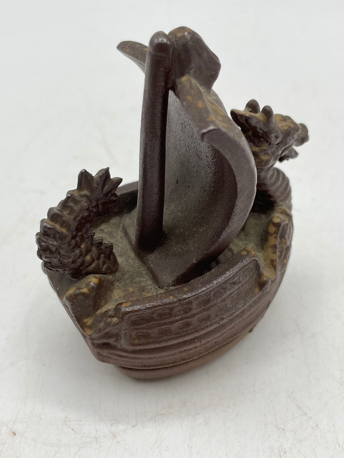 備前焼 龍 舟 香合