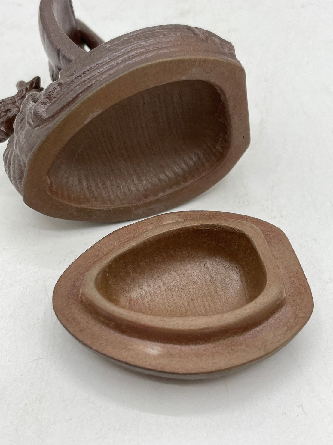 備前焼 龍 舟 香合